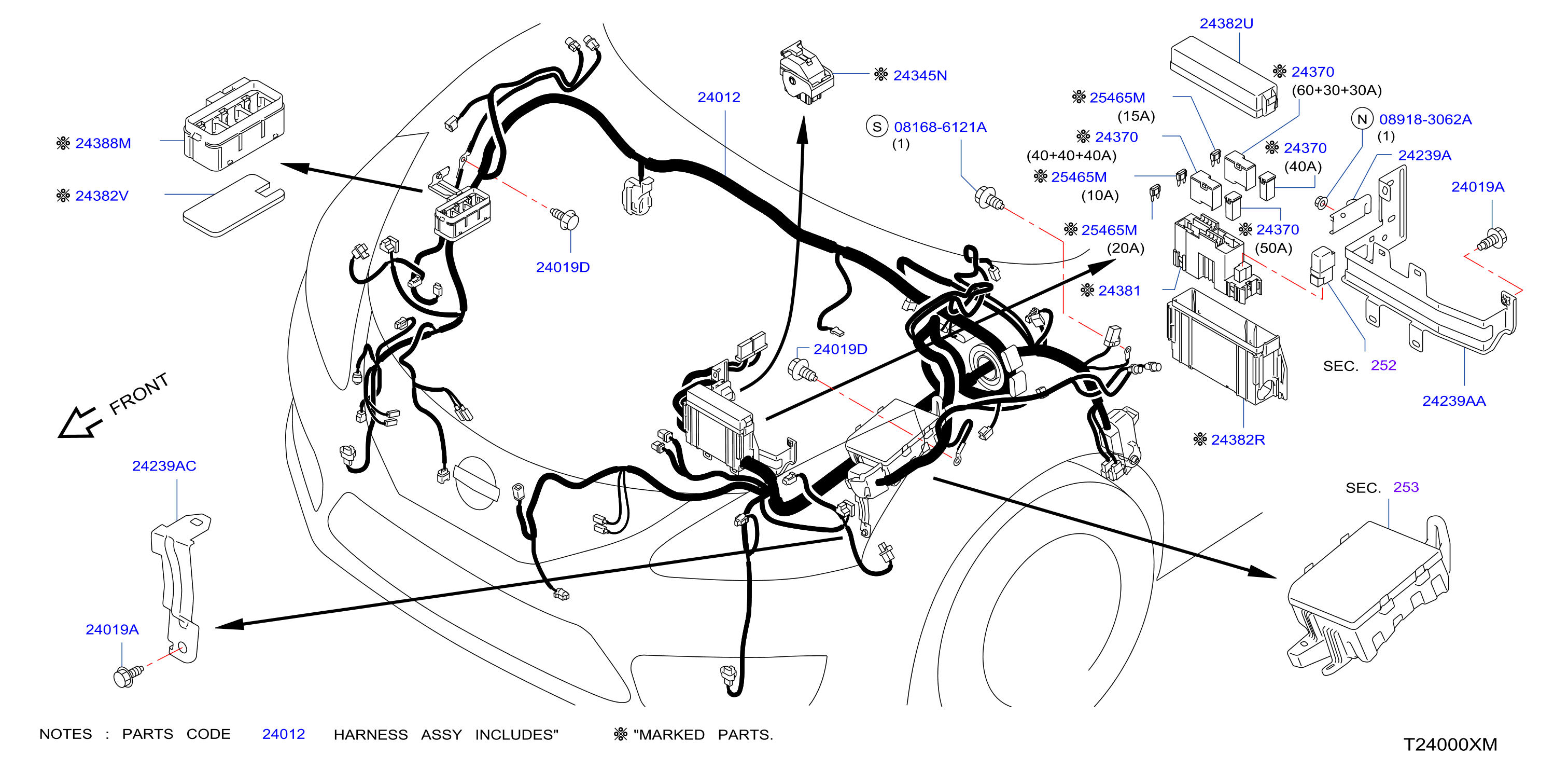 Wiring Engine Room