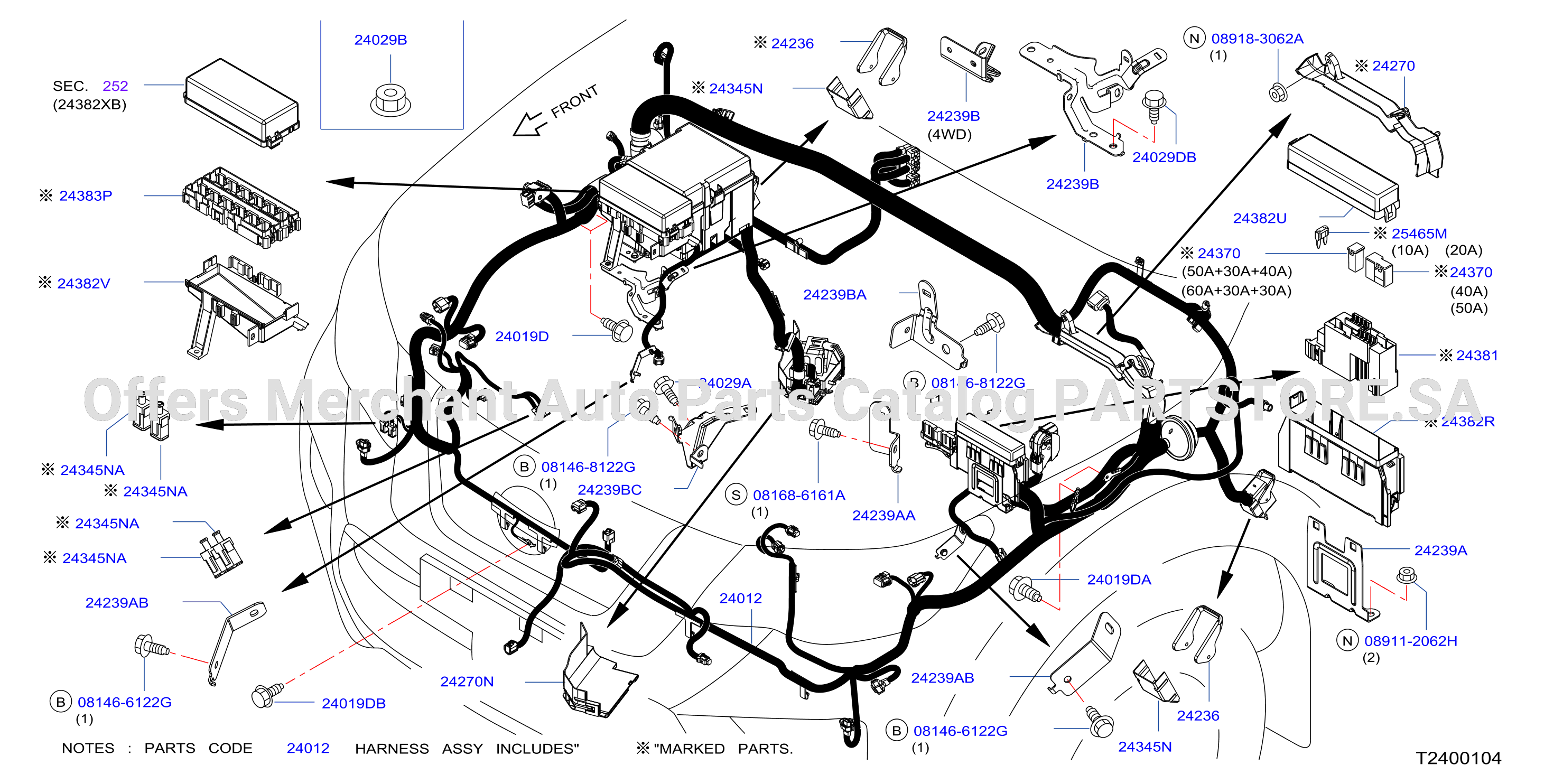 Wiring Engine Room