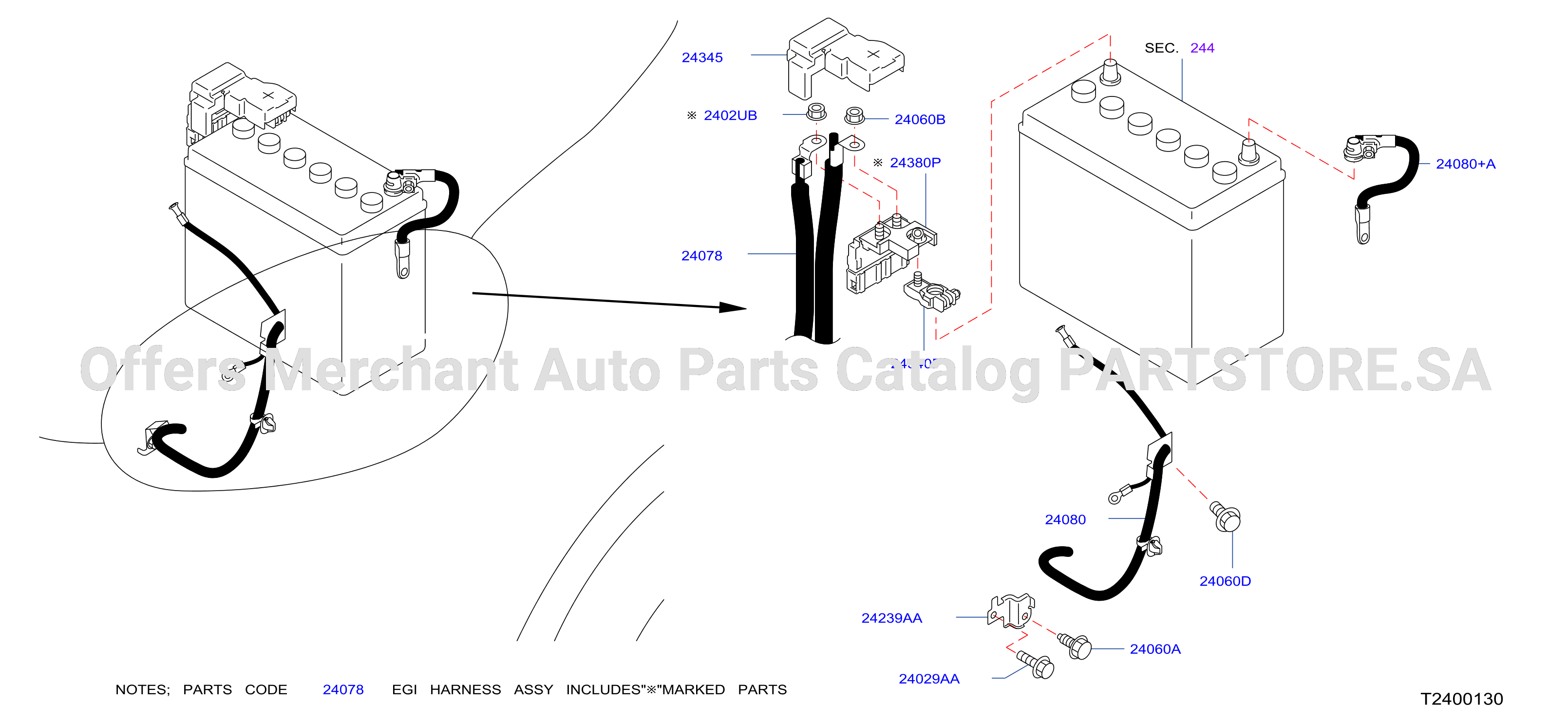Wiring Battery