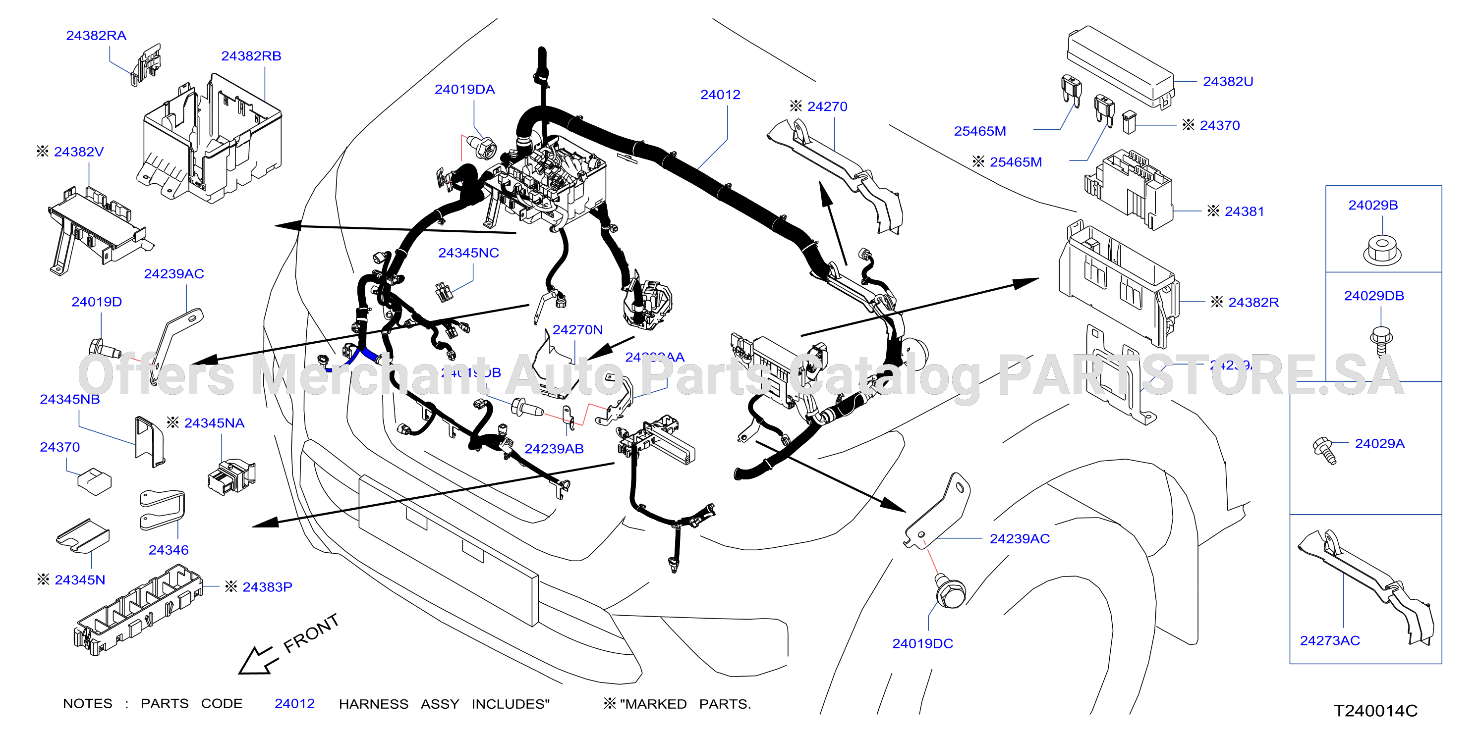 Wiring Engine Room