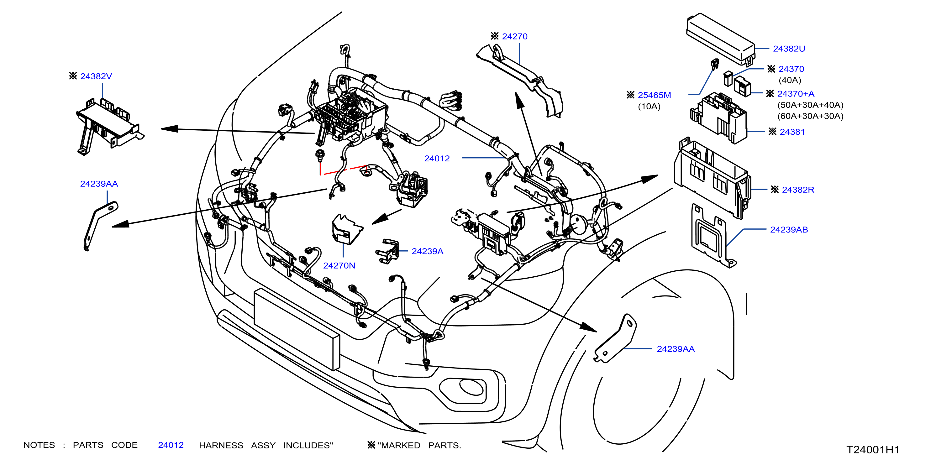 Wiring Engine Room