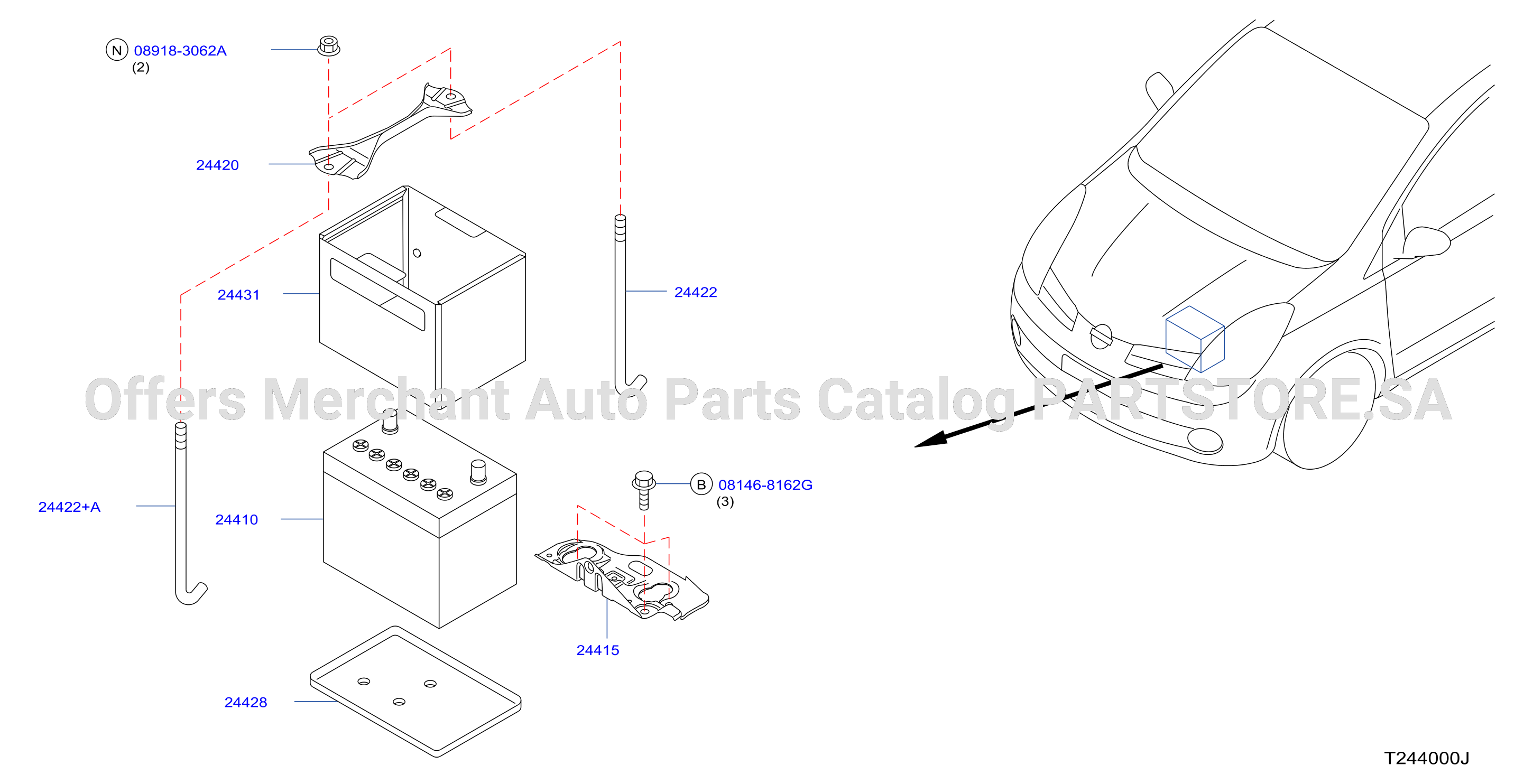 Battery Battery Mounting
