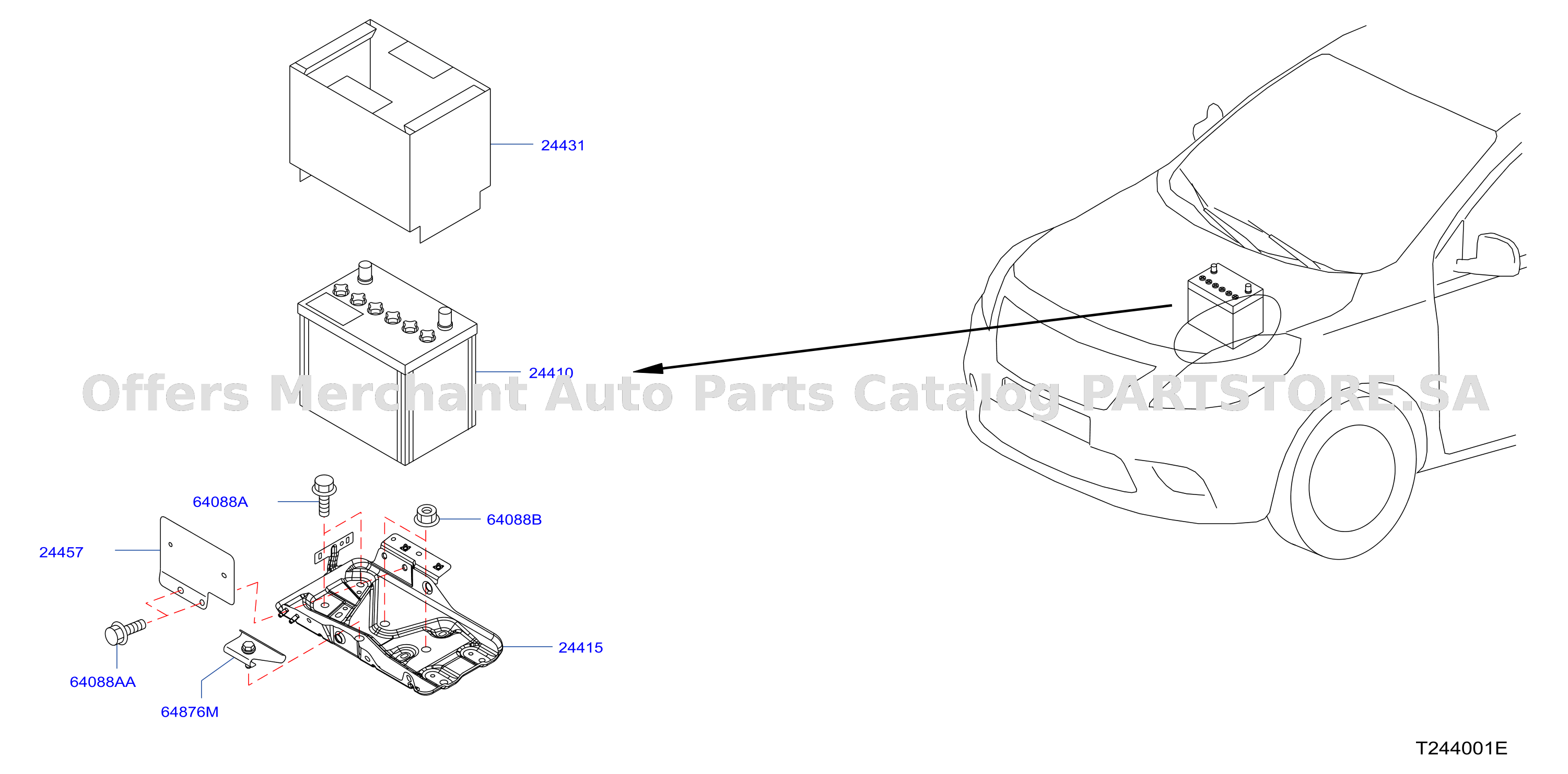 Battery Battery Mounting
