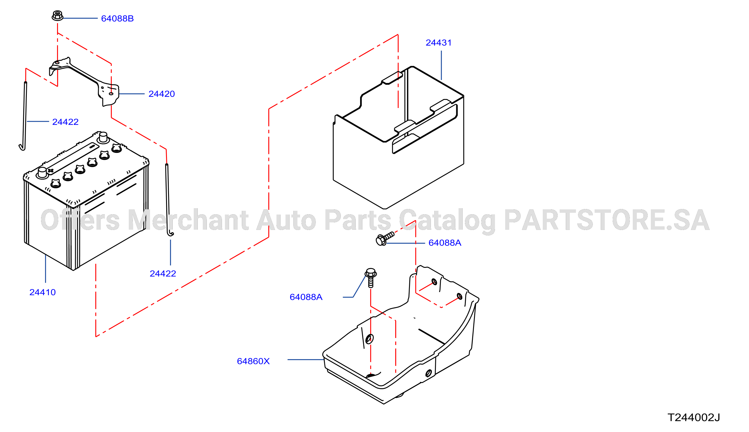 Battery Battery Mounting