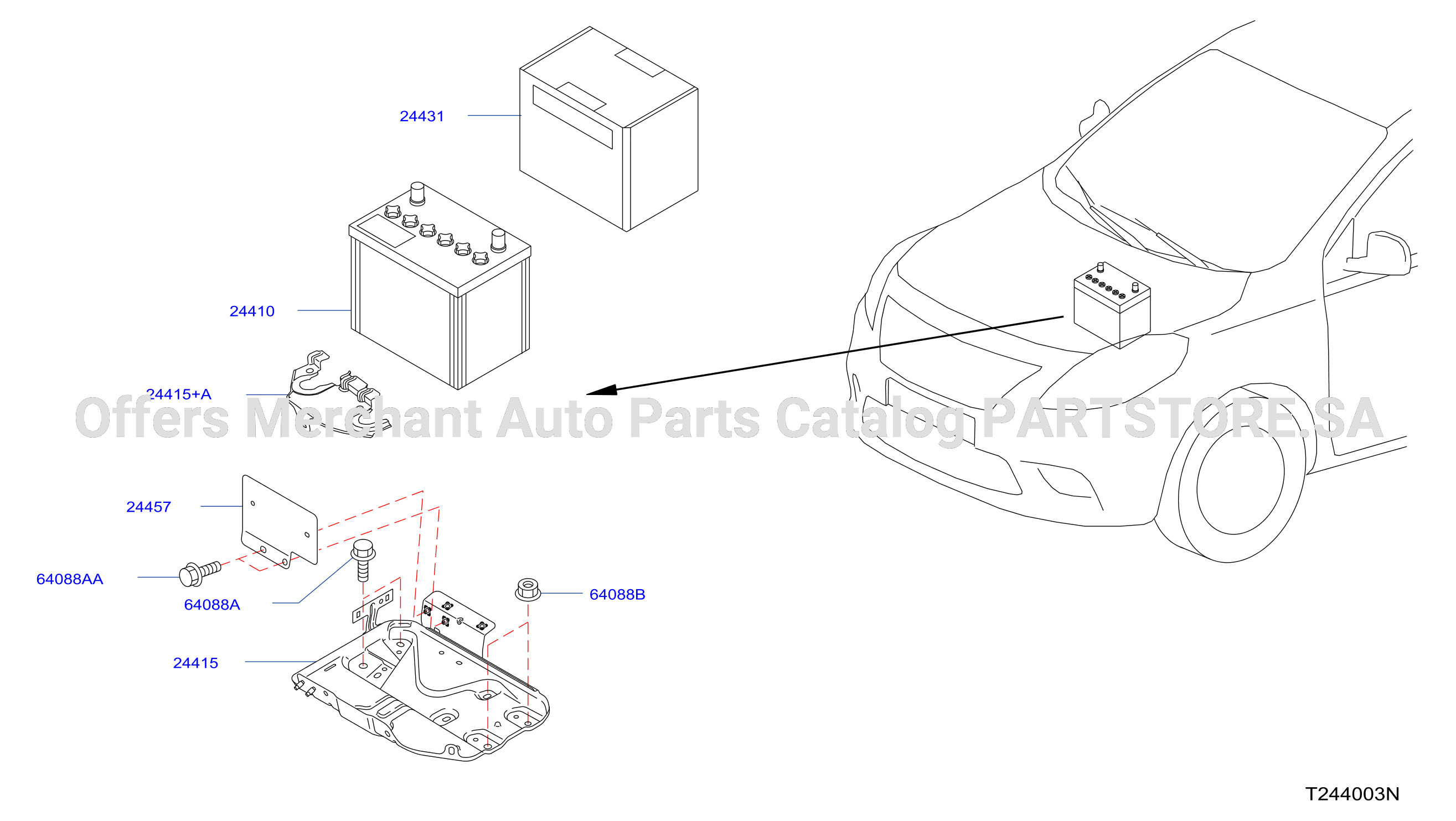 Battery Battery Mounting