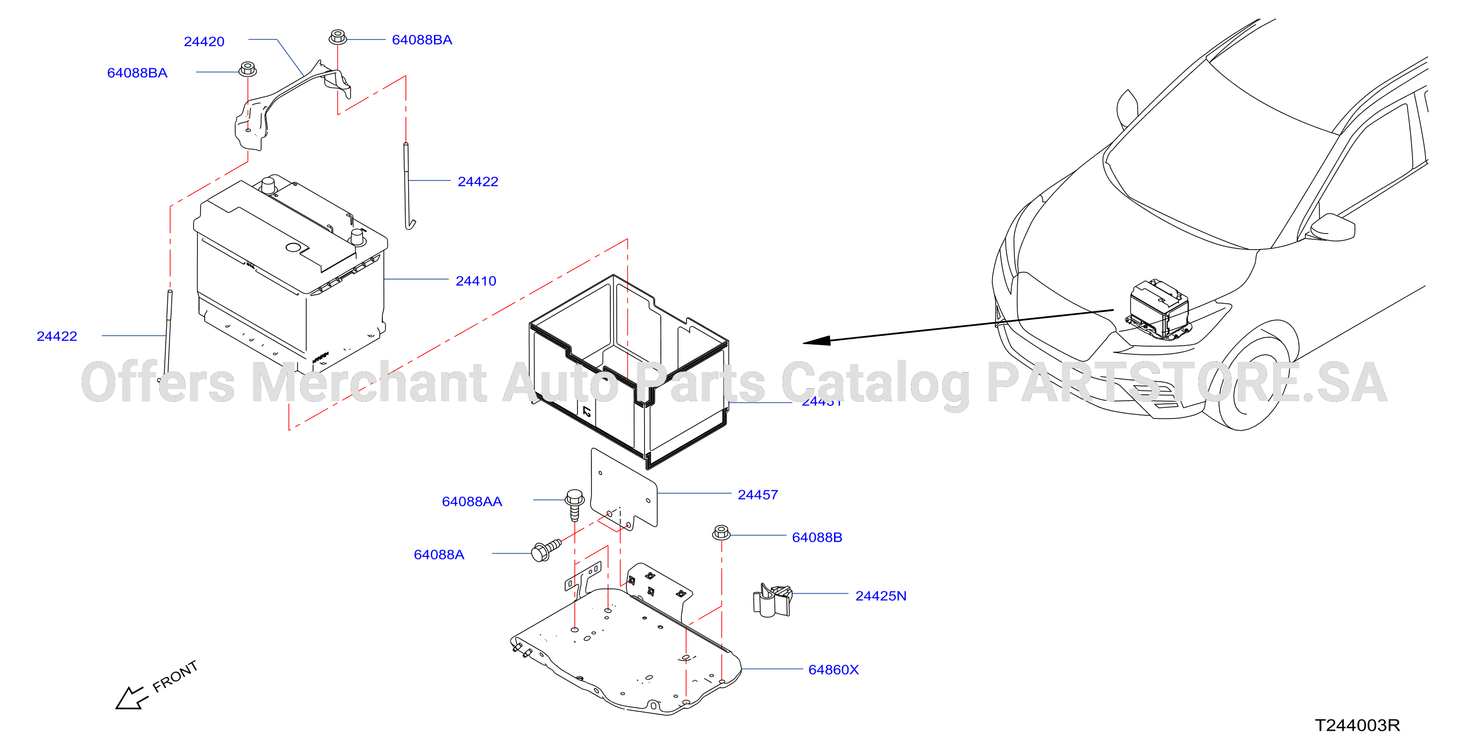 Battery Battery Mounting