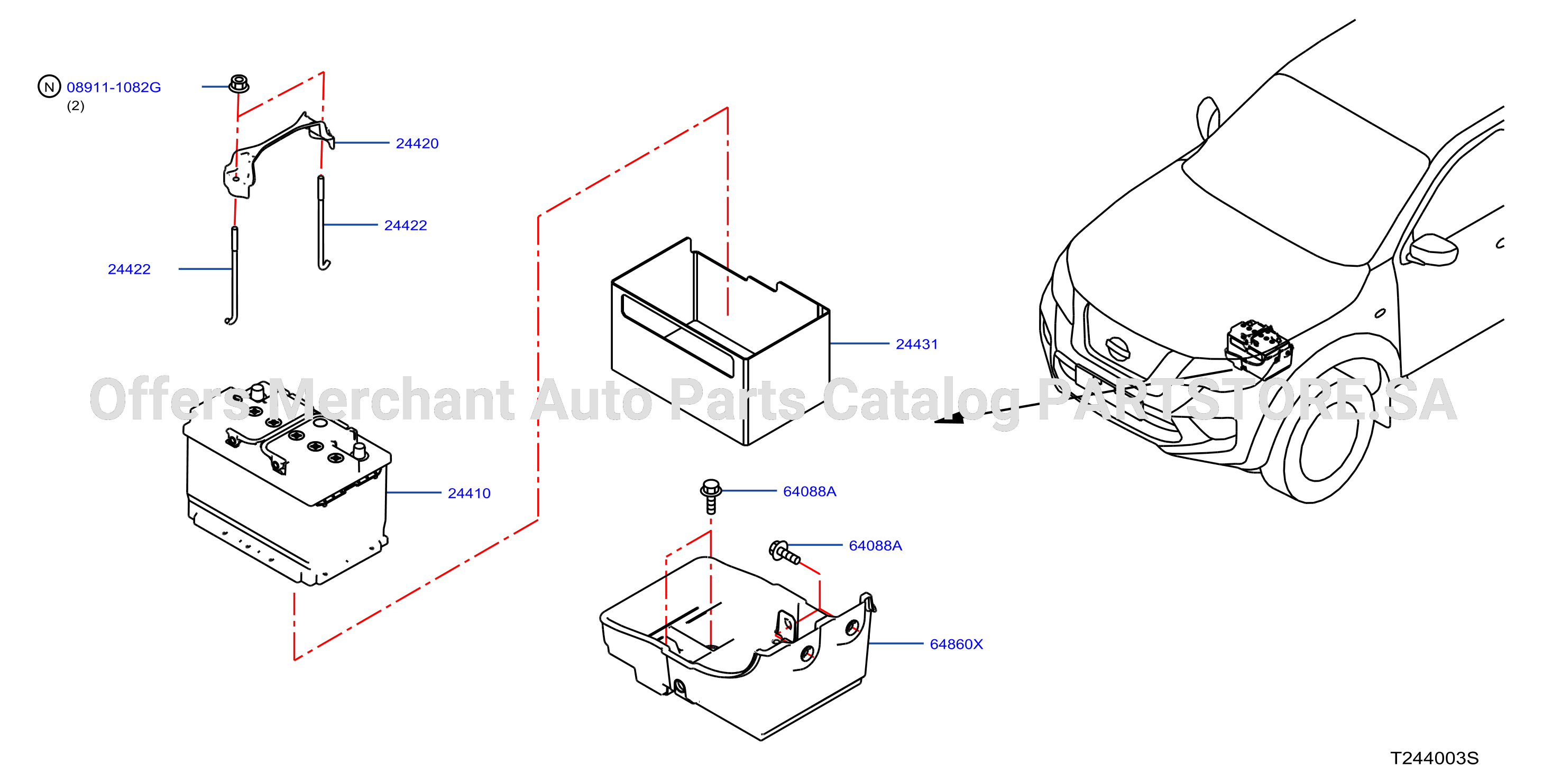 Battery Battery Mounting