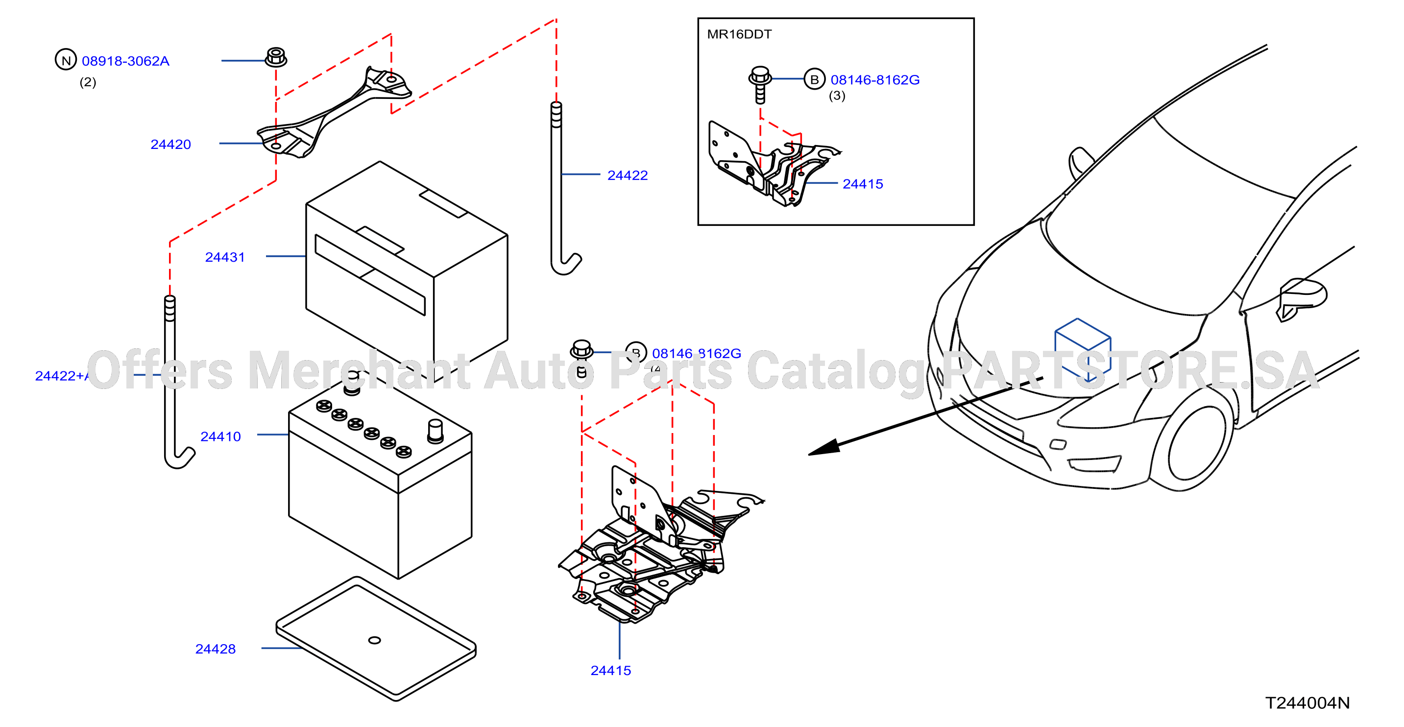 Battery Battery Mounting