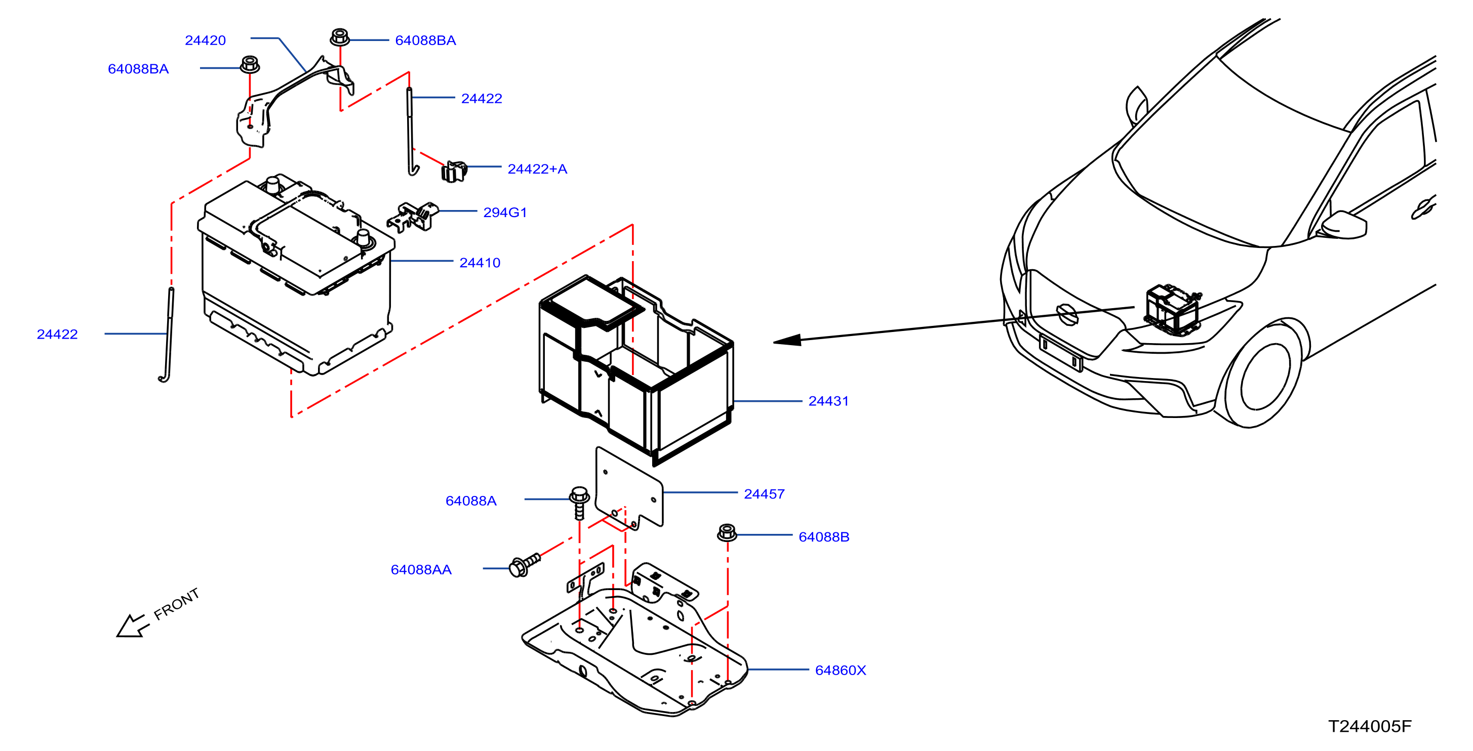 Battery Battery Mounting