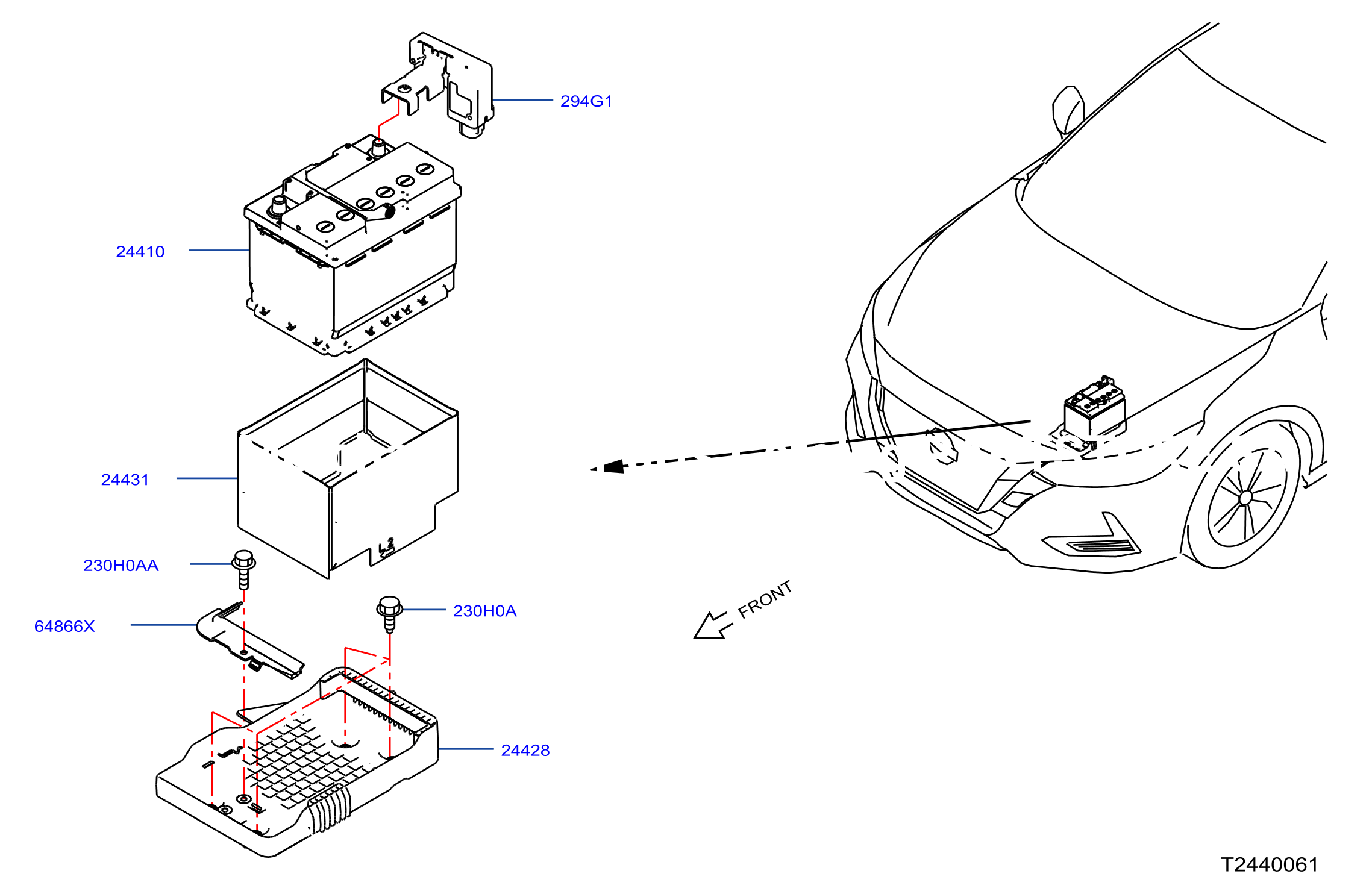 Battery Battery Mounting
