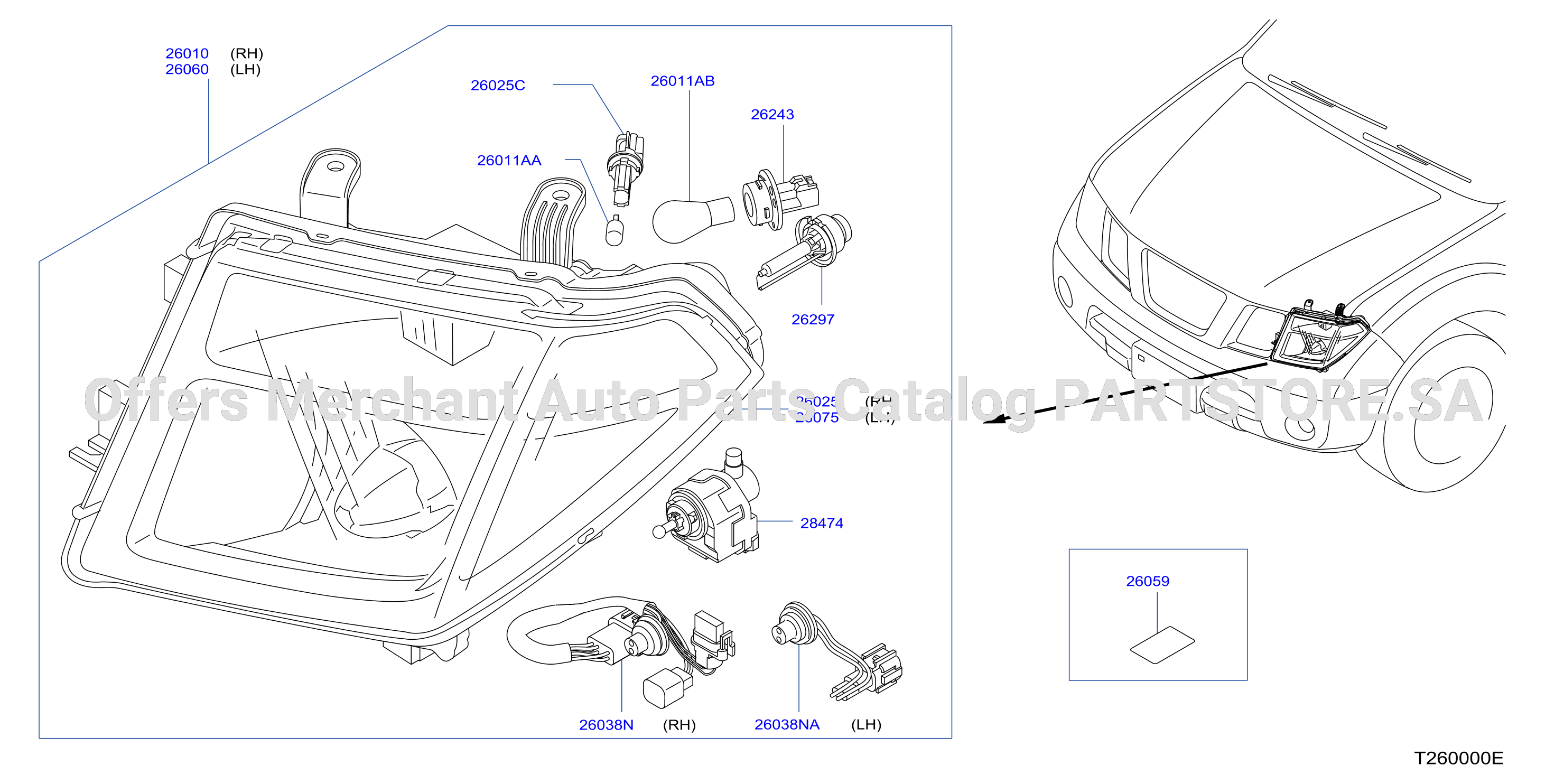 Headlamp Xenon