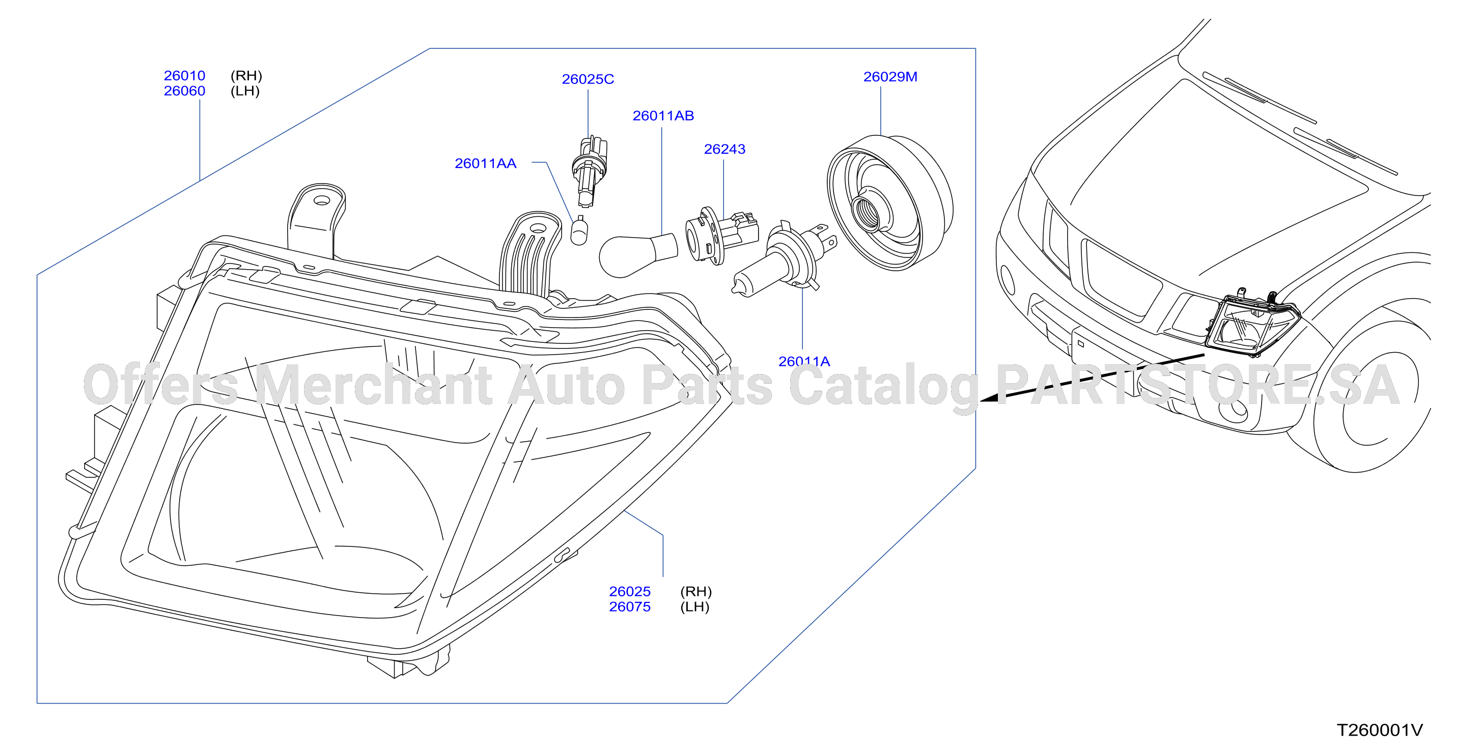 Headlamp Halogen