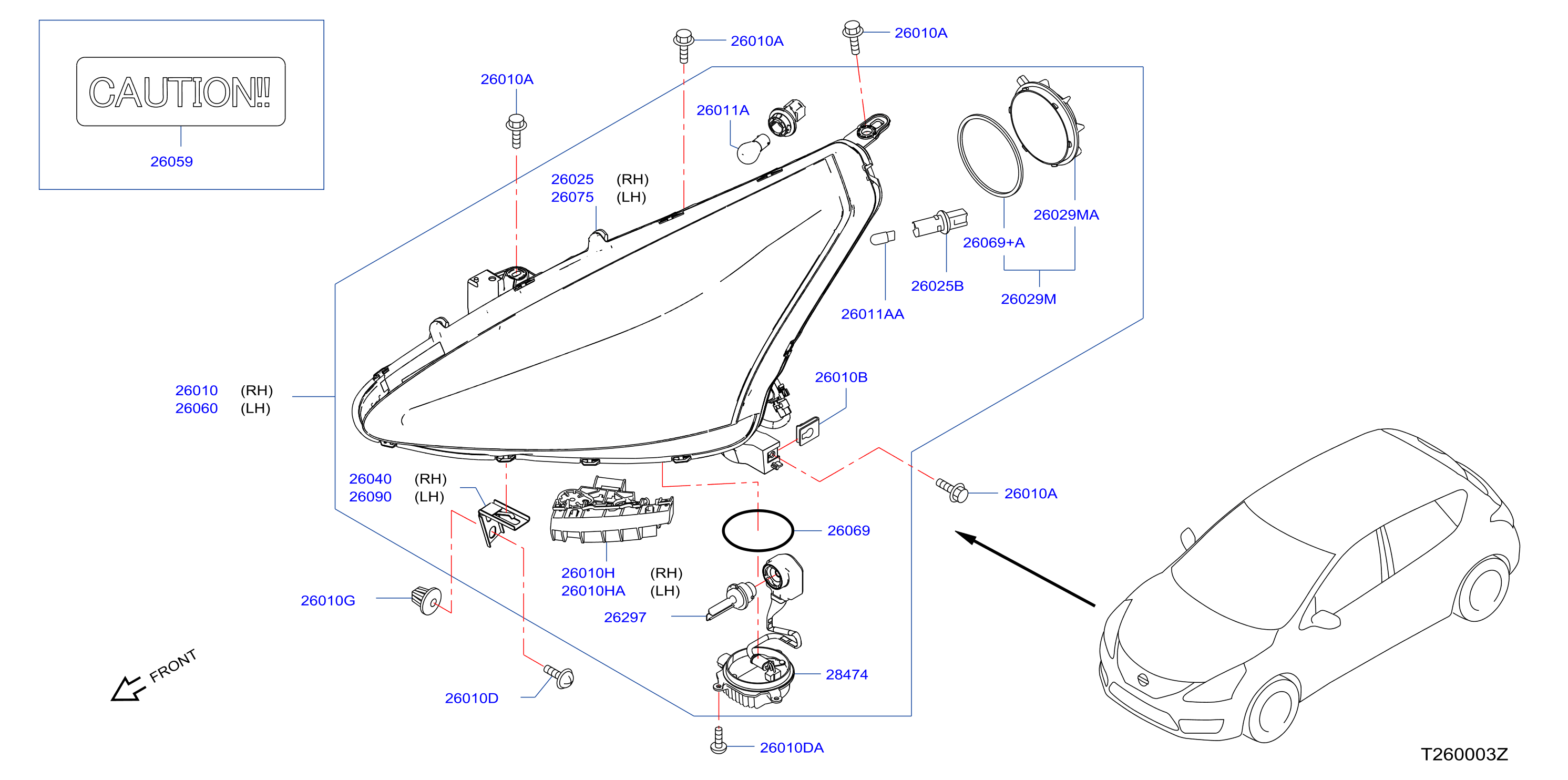 Headlamp Xenon Headlamp