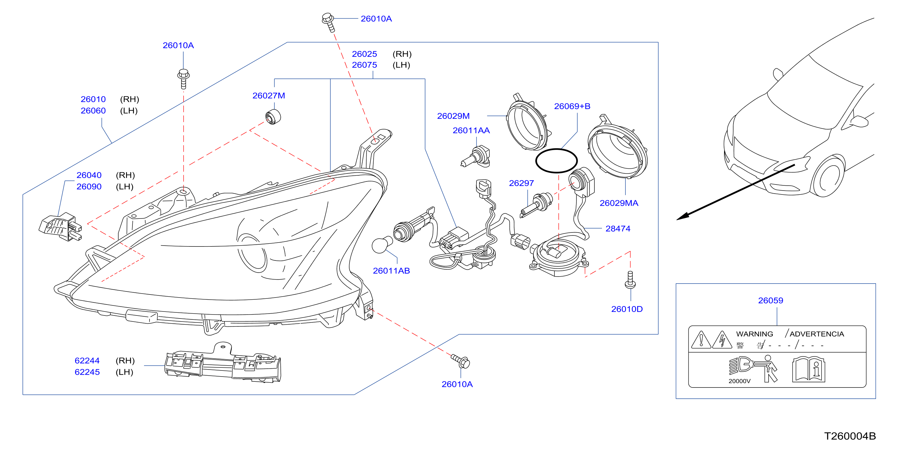Headlamp Xenon