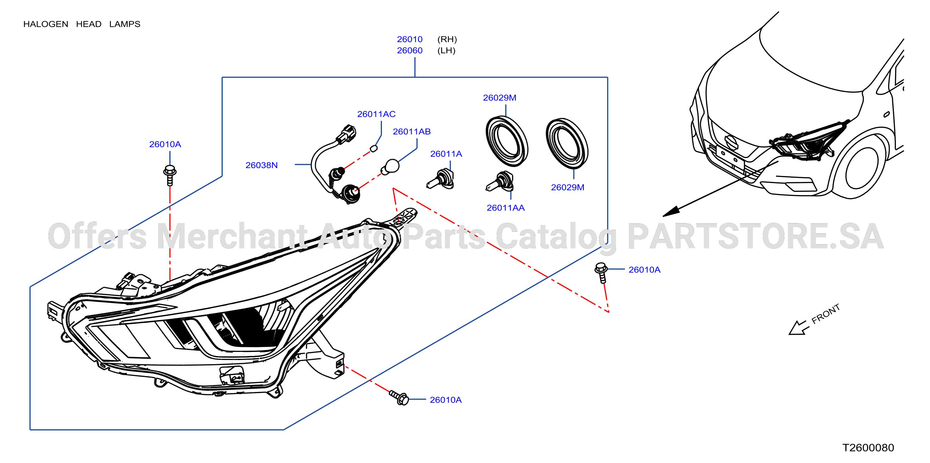 Headlamp Halogen
