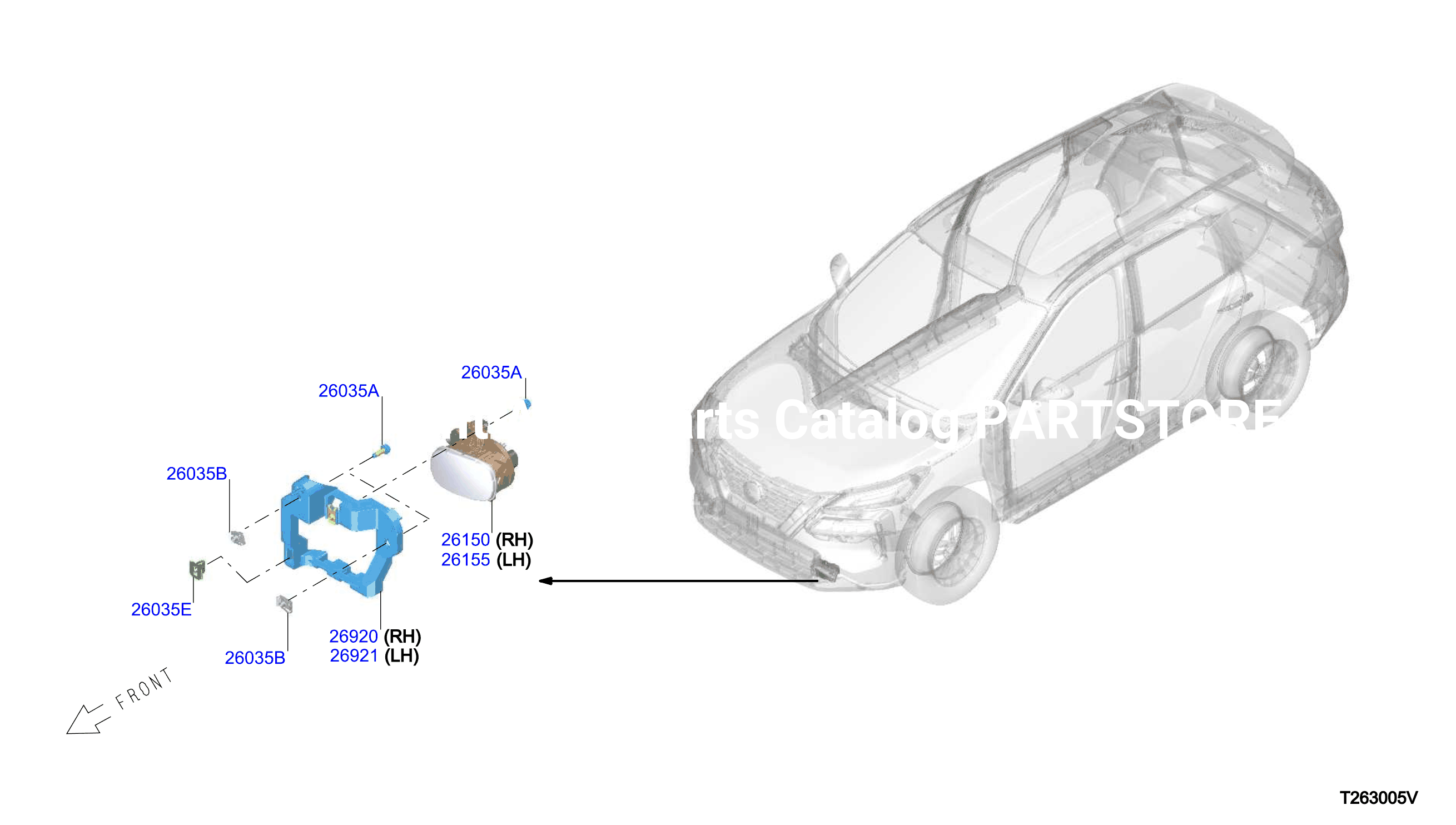 Fog Daytime Running Driving Lamp