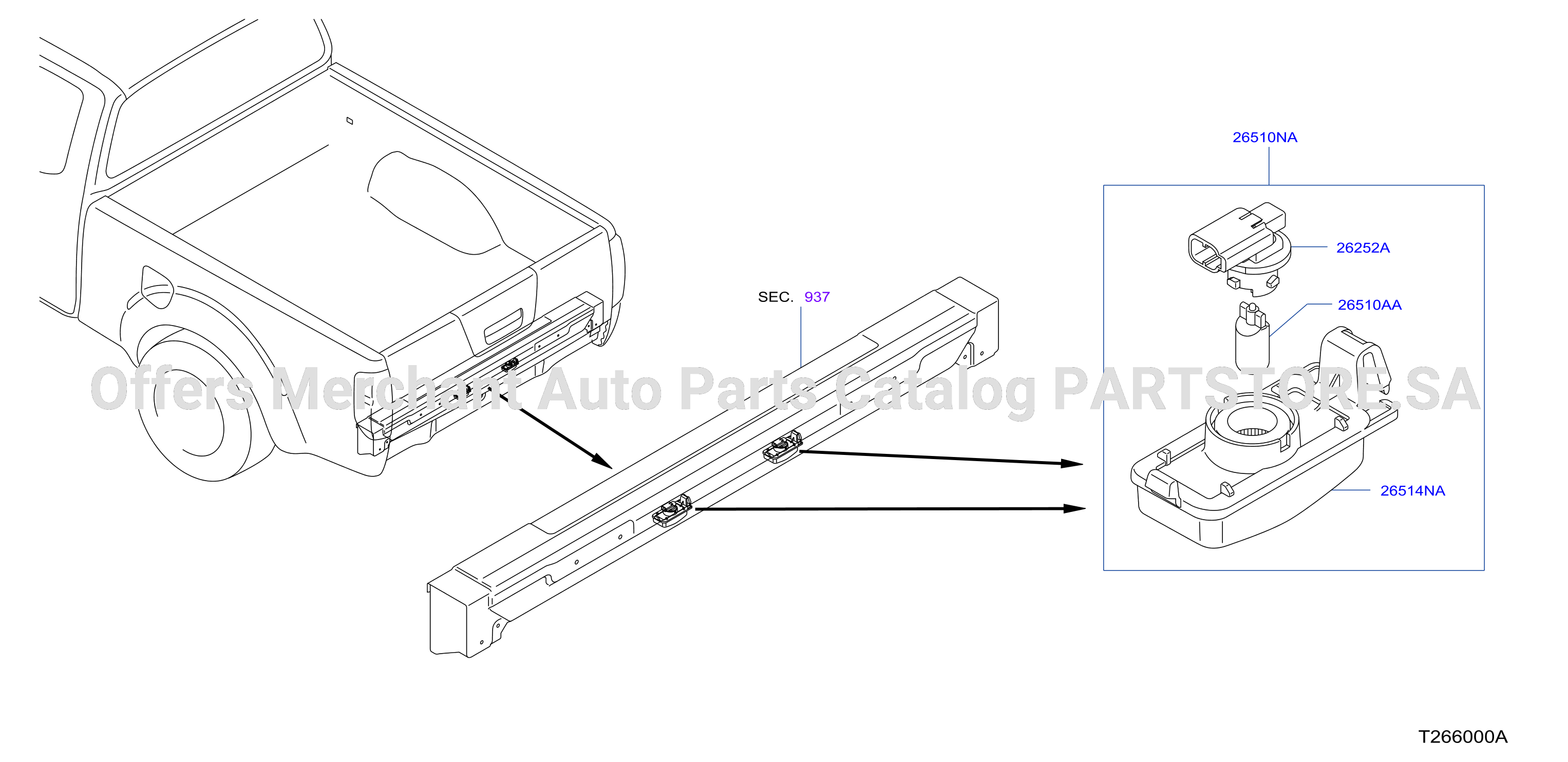 Licence Plate Lamp Rr Body Panel