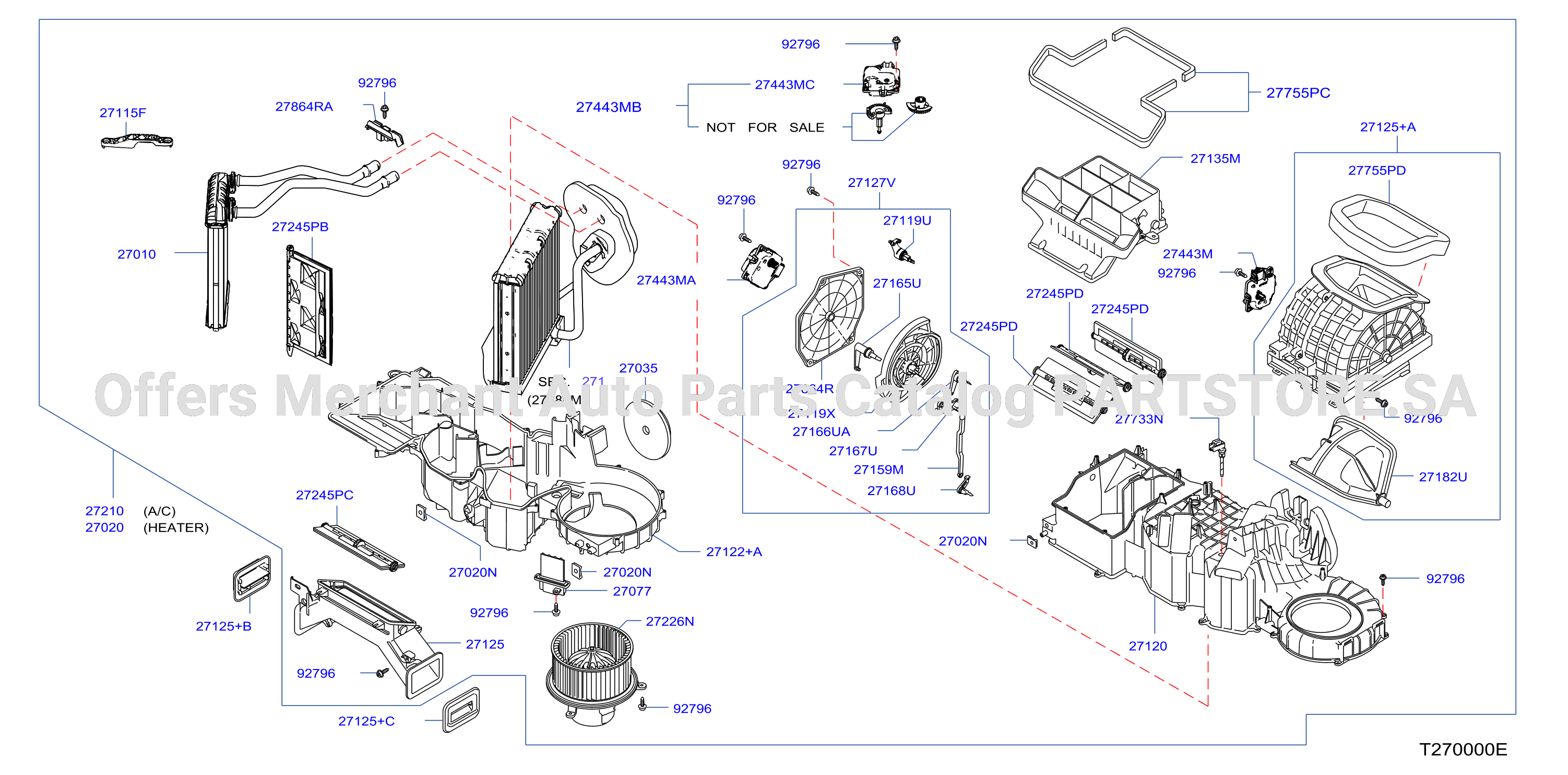 Heater Blower Unit Heater Fr