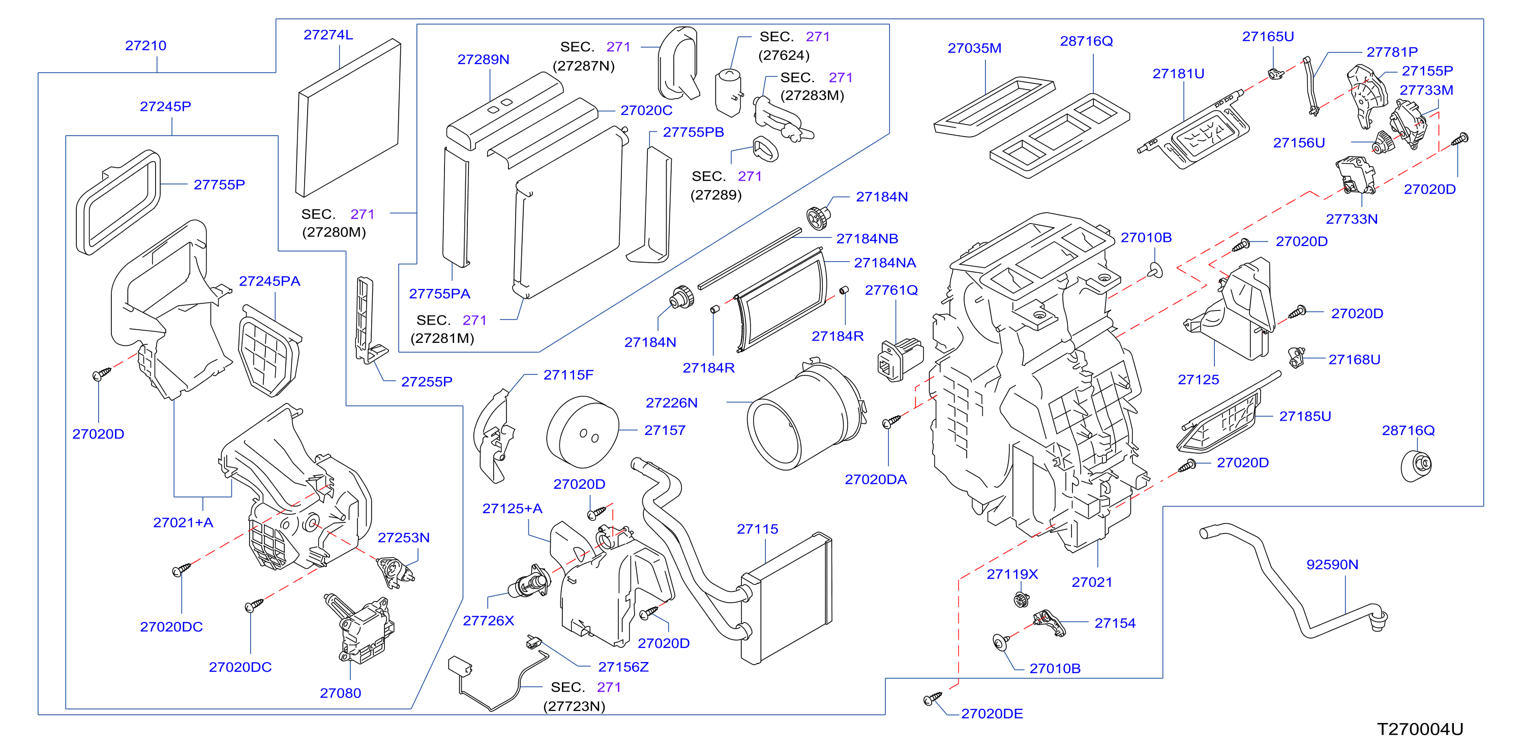 Heater Blower Unit Fr