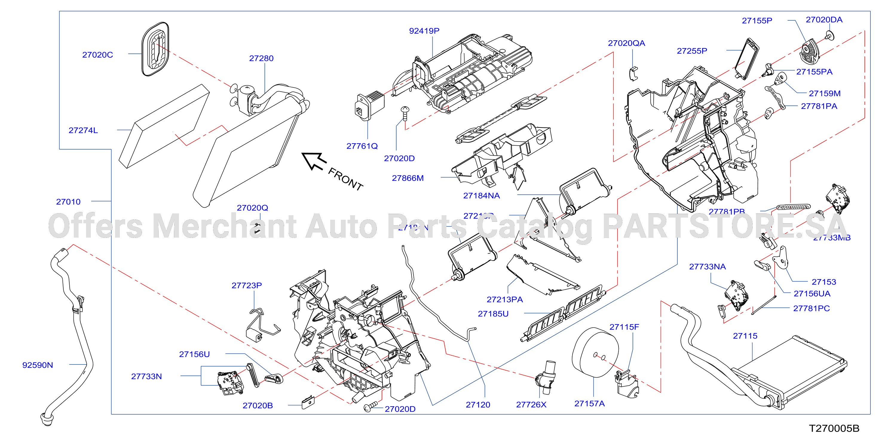 Heater Blower Unit Heater Fr