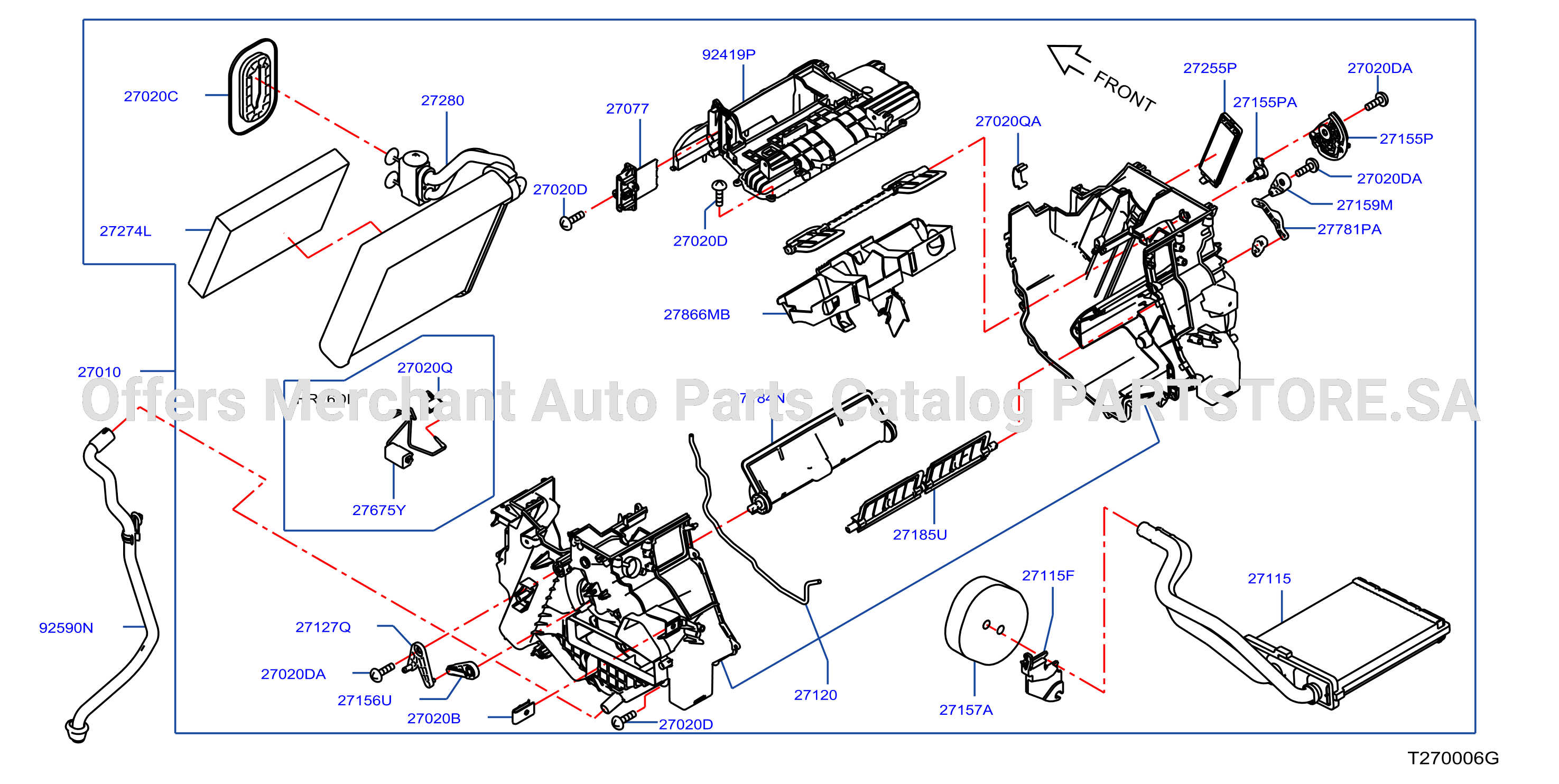 Heater Blower Unit Heater Fr