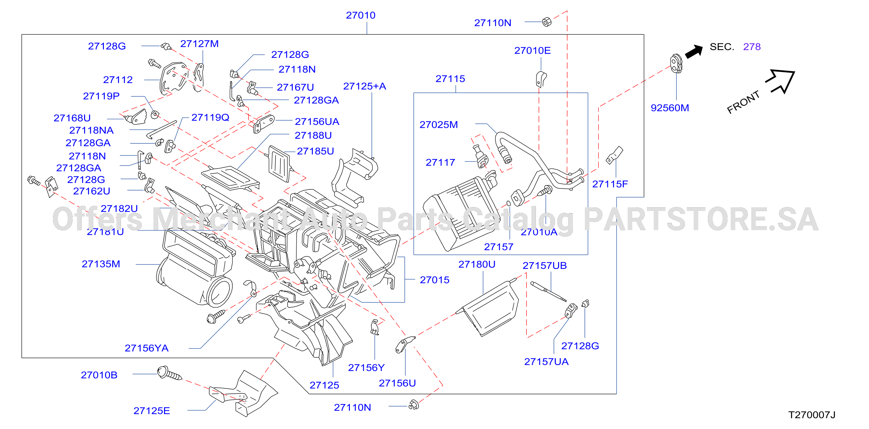 Heater Blower Unit Heater Fr