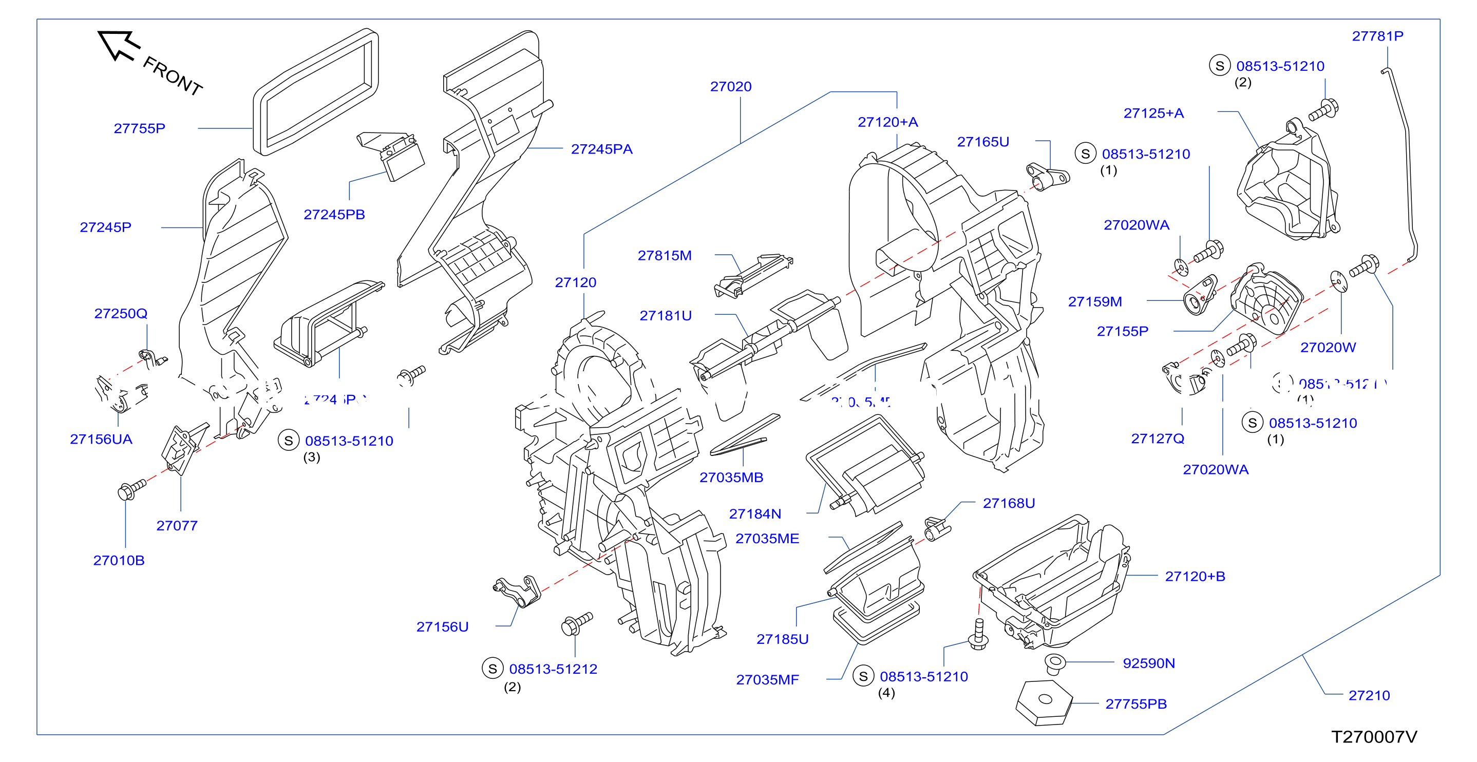Heater Blower Unit Heater Fr