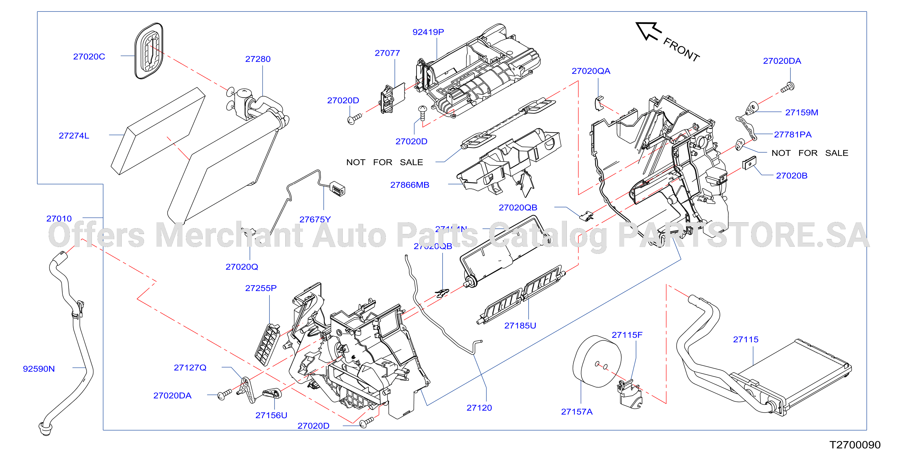 Heater Blower Unit Heater Fr
