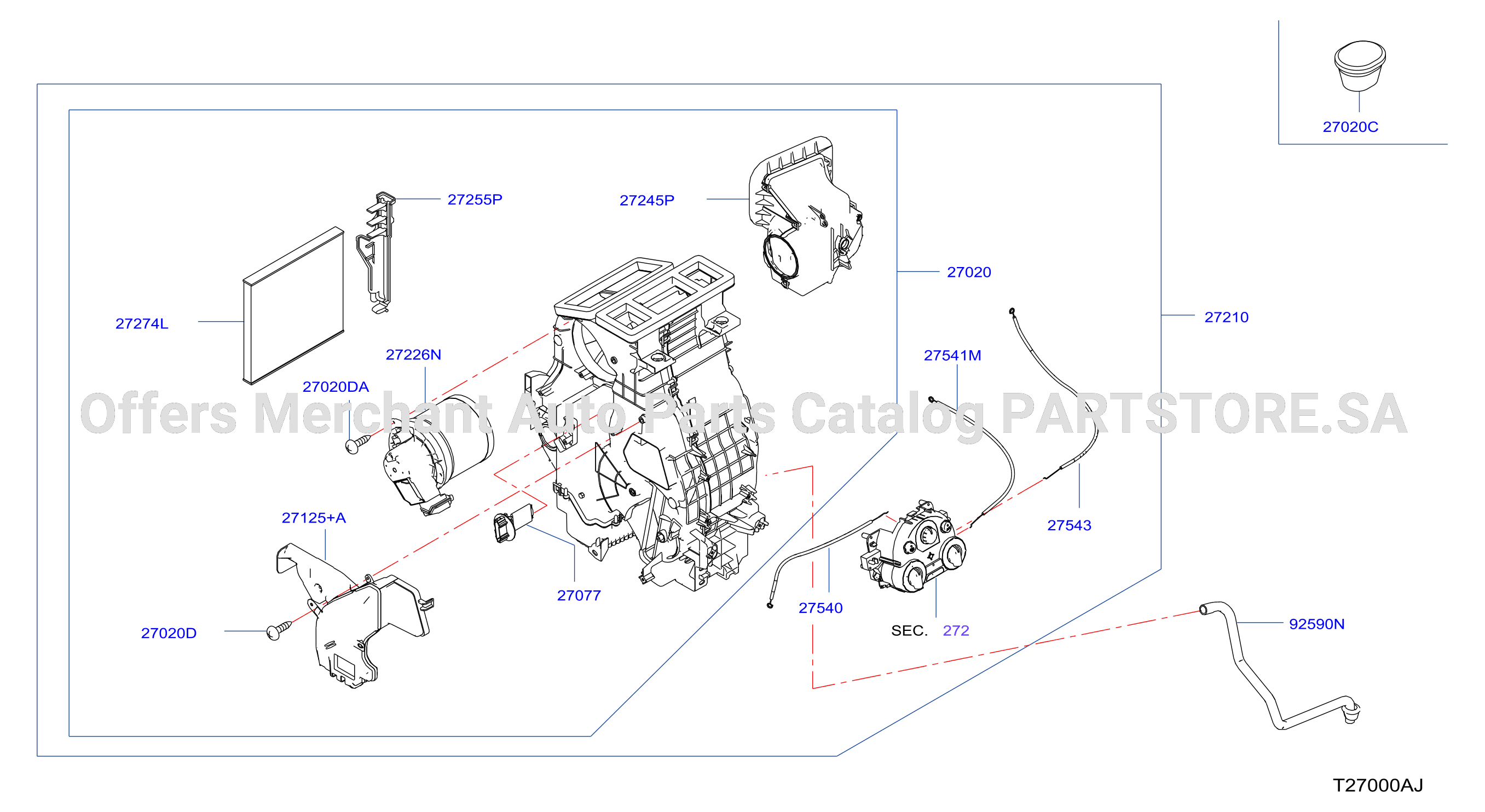 Heater Blower Unit Heater Fr