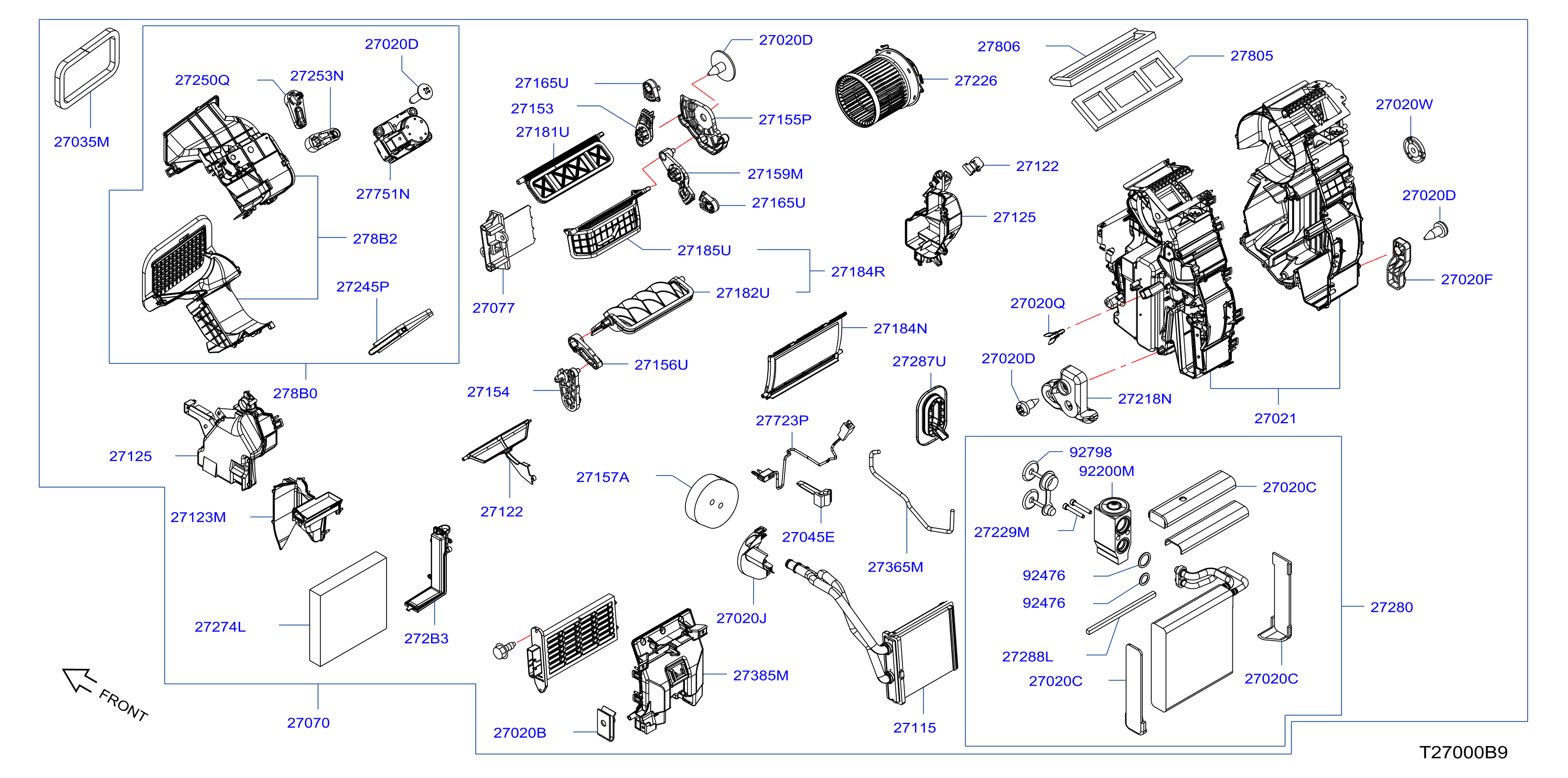 Heater Blower Unit Heater Fr