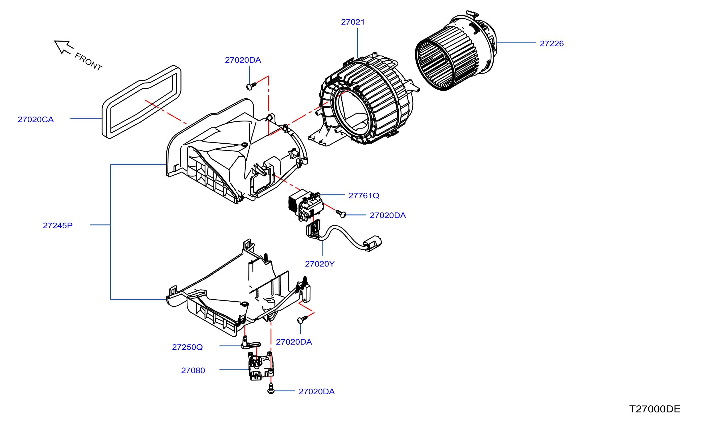 Heater Blower Unit Evapo