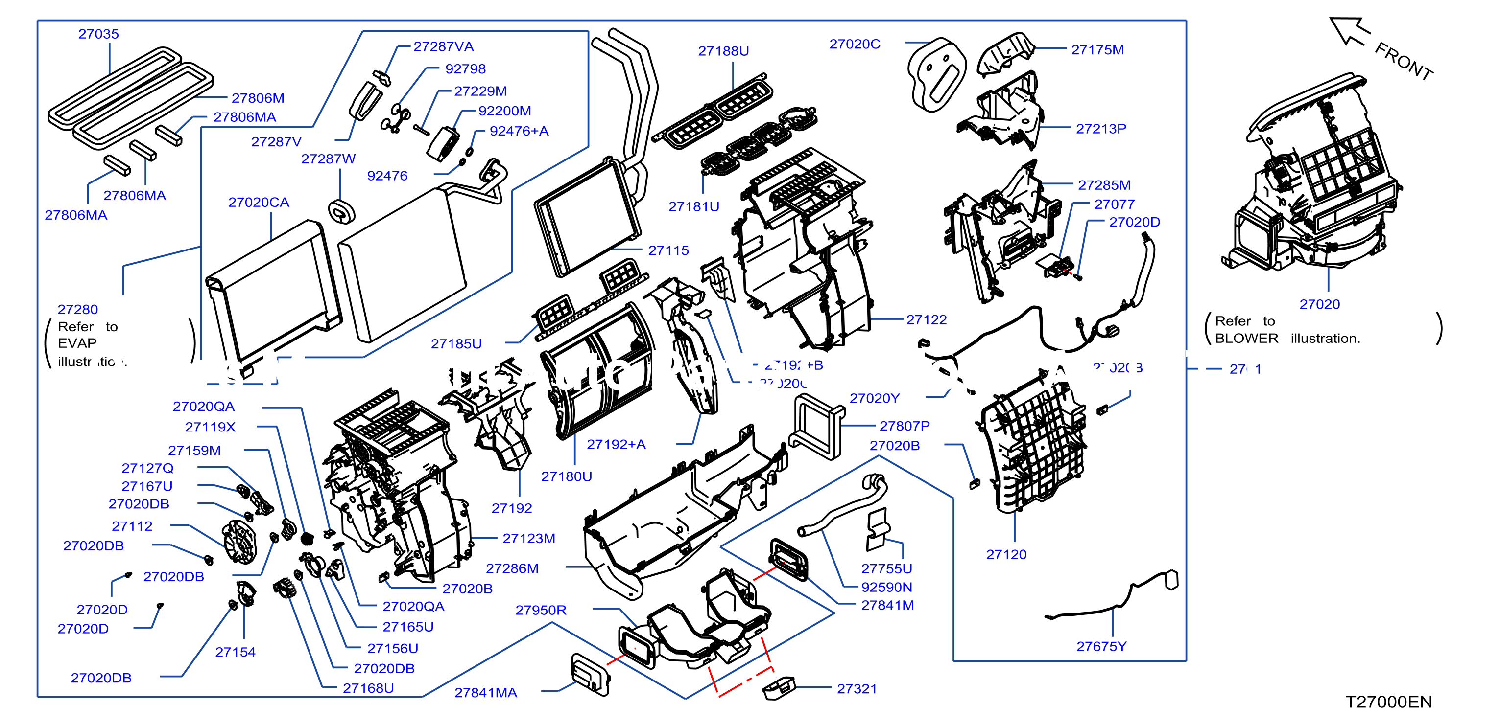 Heater Blower Unit Heater Fr