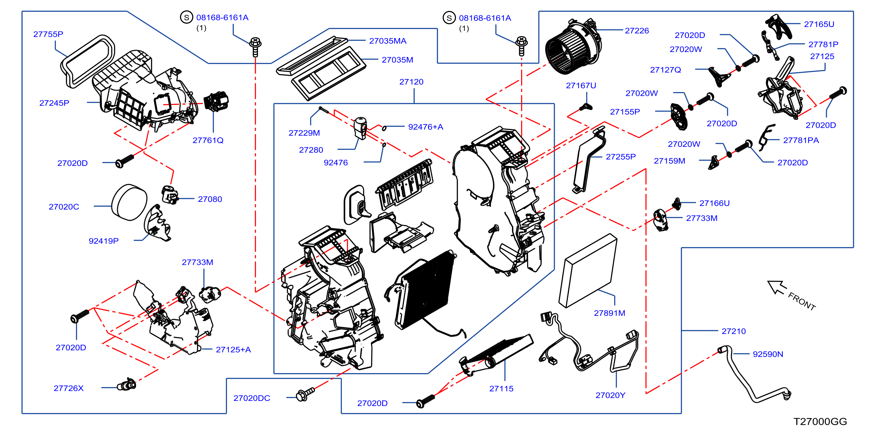 Heater Blower Unit Heater Fr