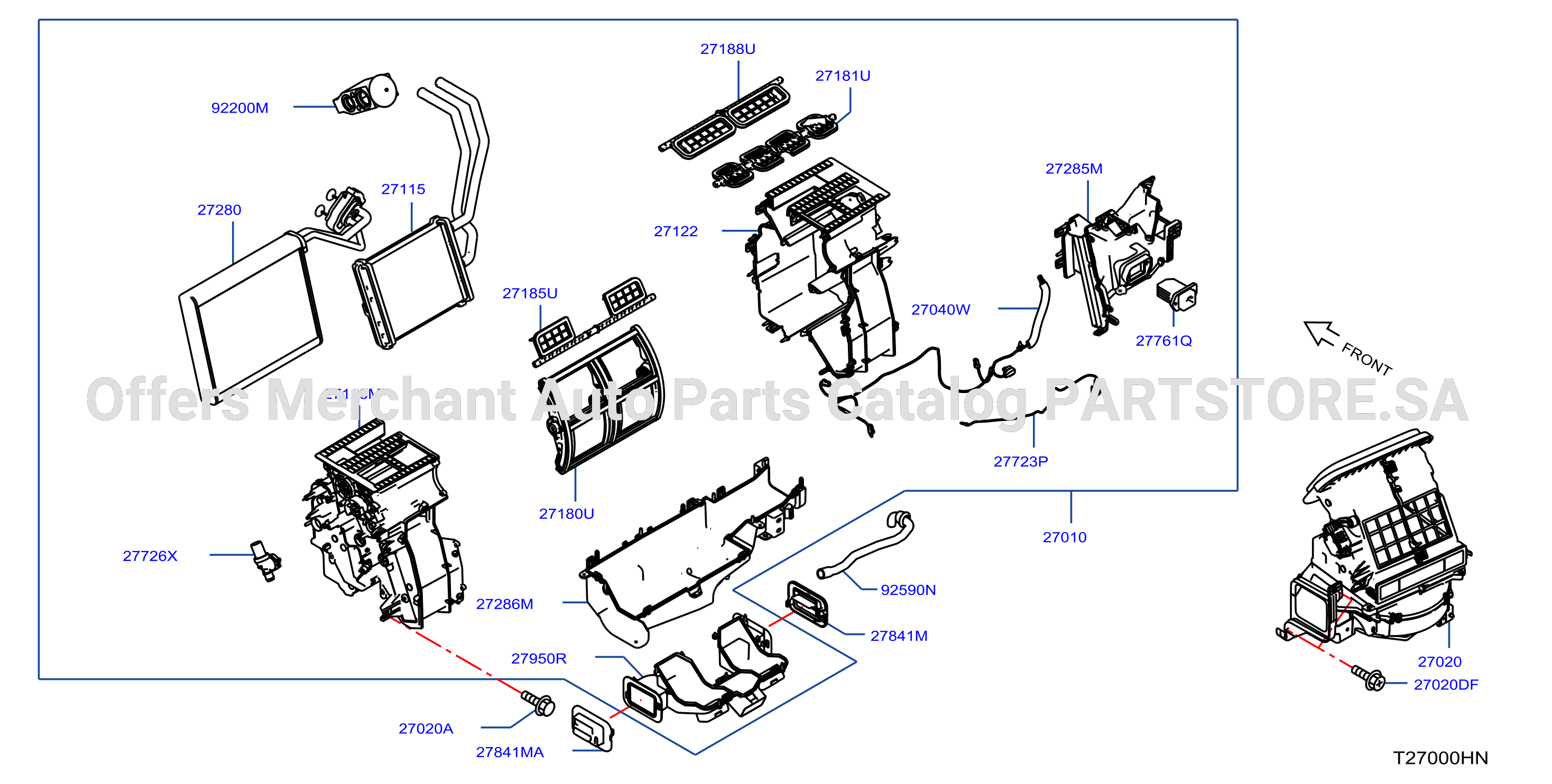 Heater Blower Unit Heater Fr