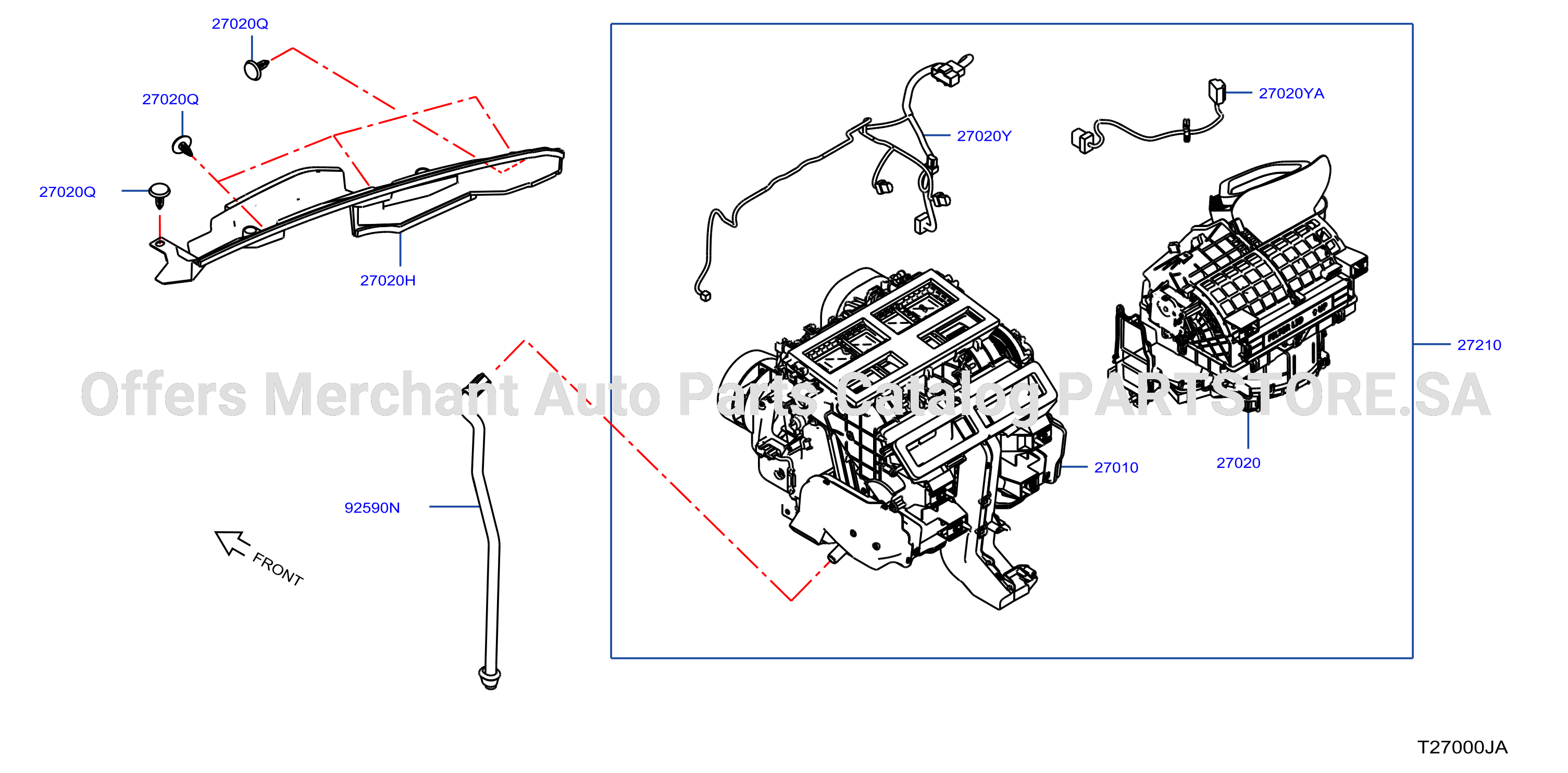 Heater Blower Unit Heater Fr