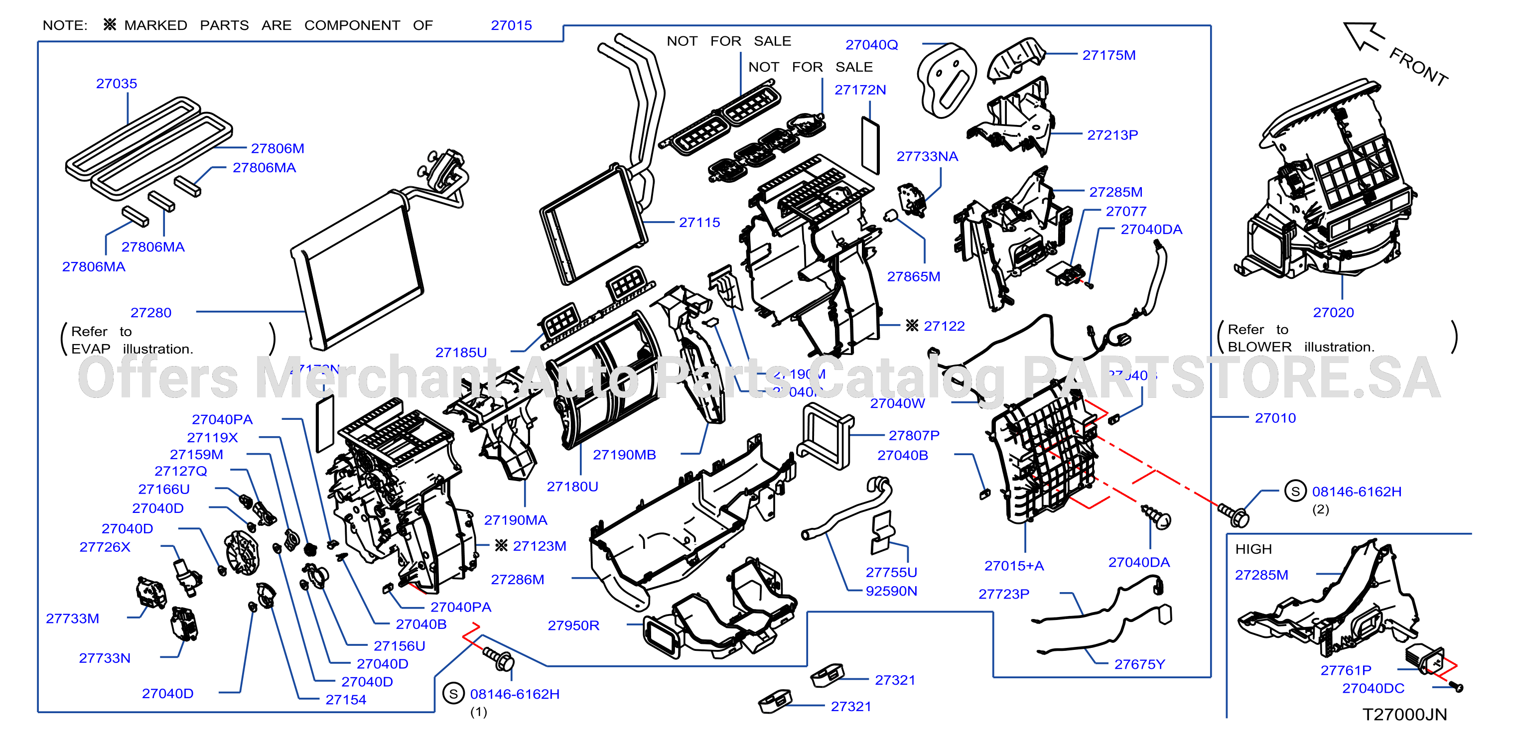 Heater Blower Unit Heater Fr