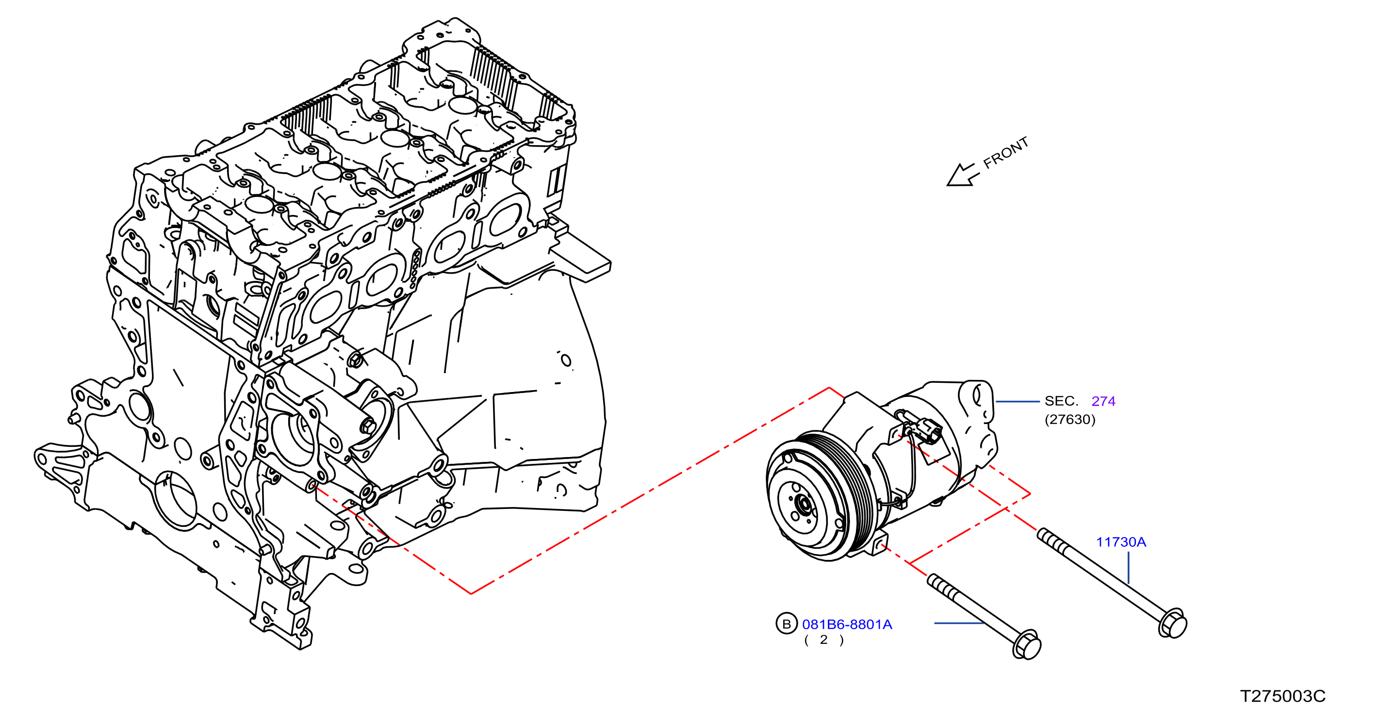 Compressor Mounting Fitting