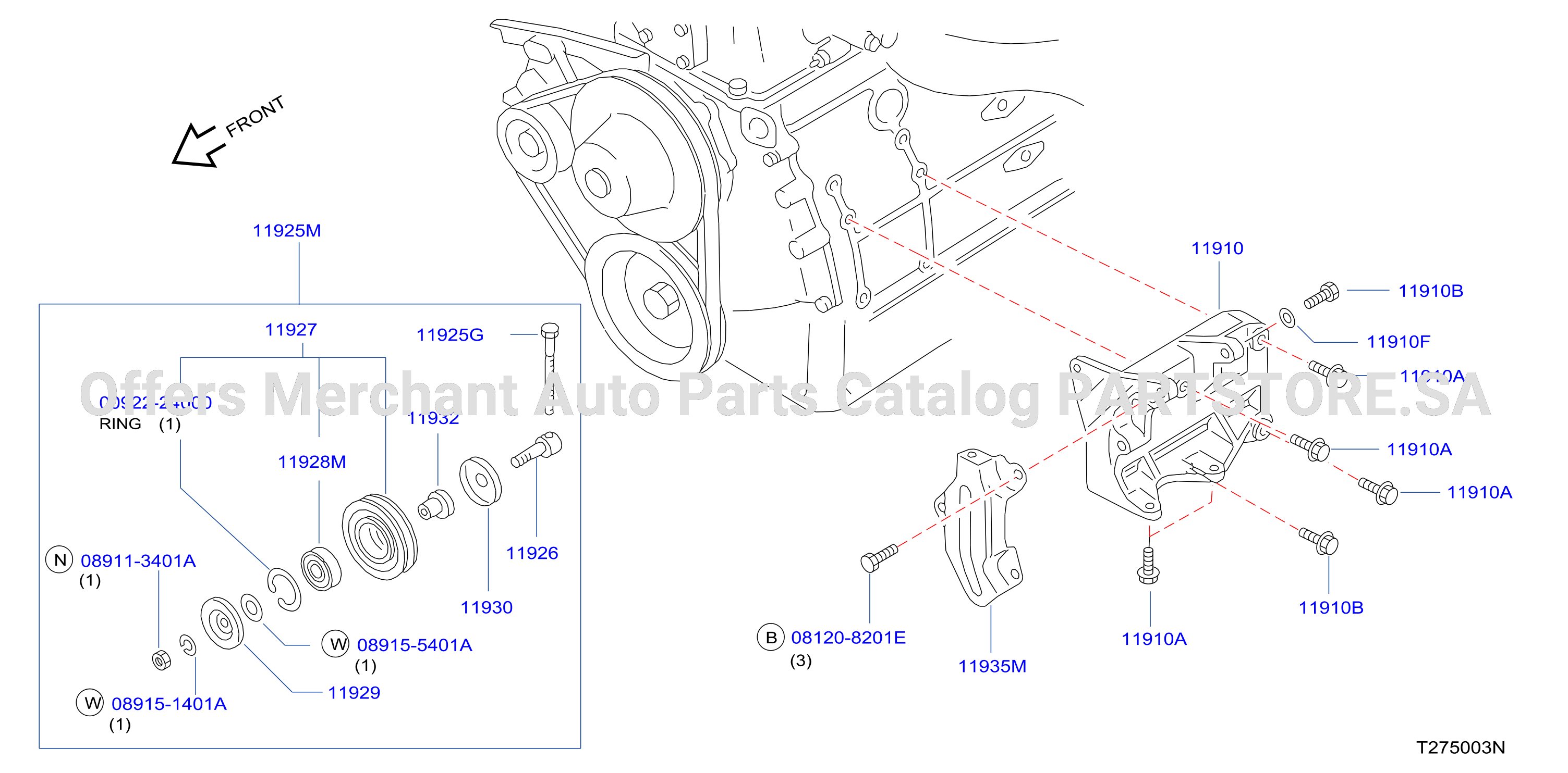 Compressor Mounting Fitting