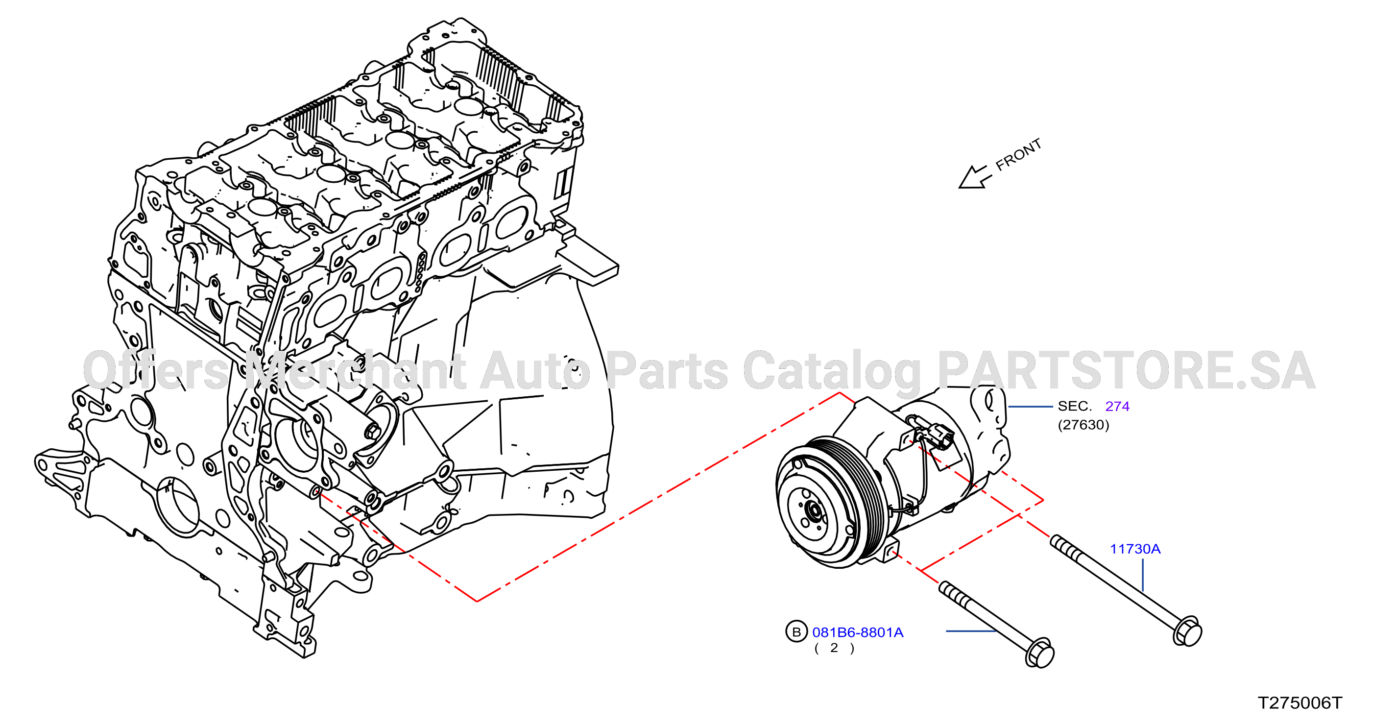 Compressor Mounting Fitting