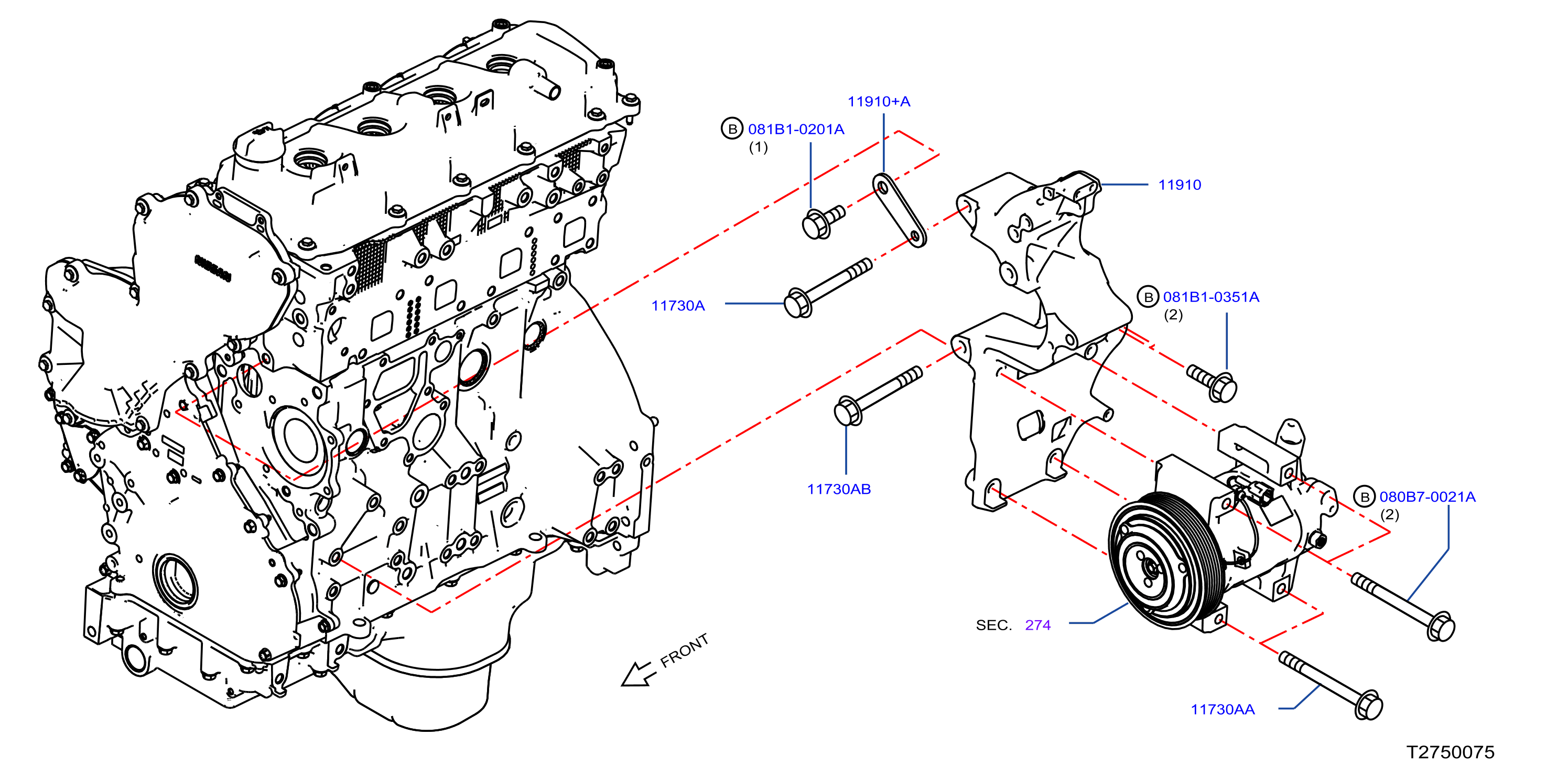 Compressor Mounting Fitting