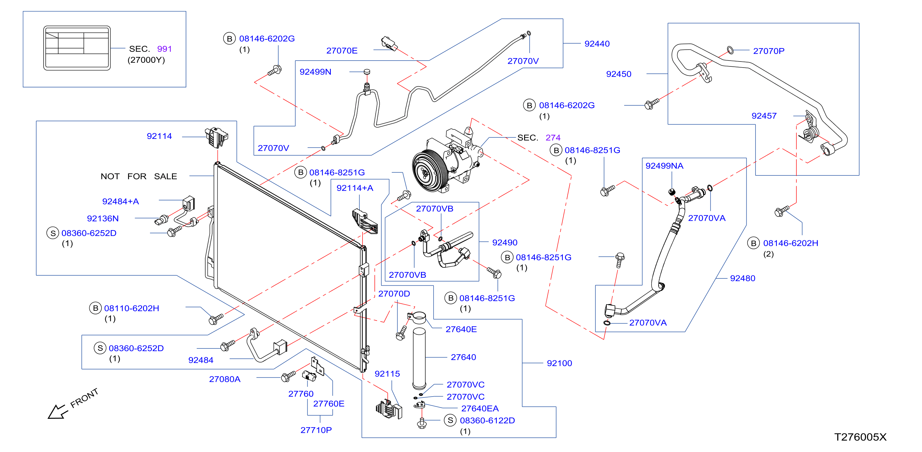 Condenser Liquid Tank Piping