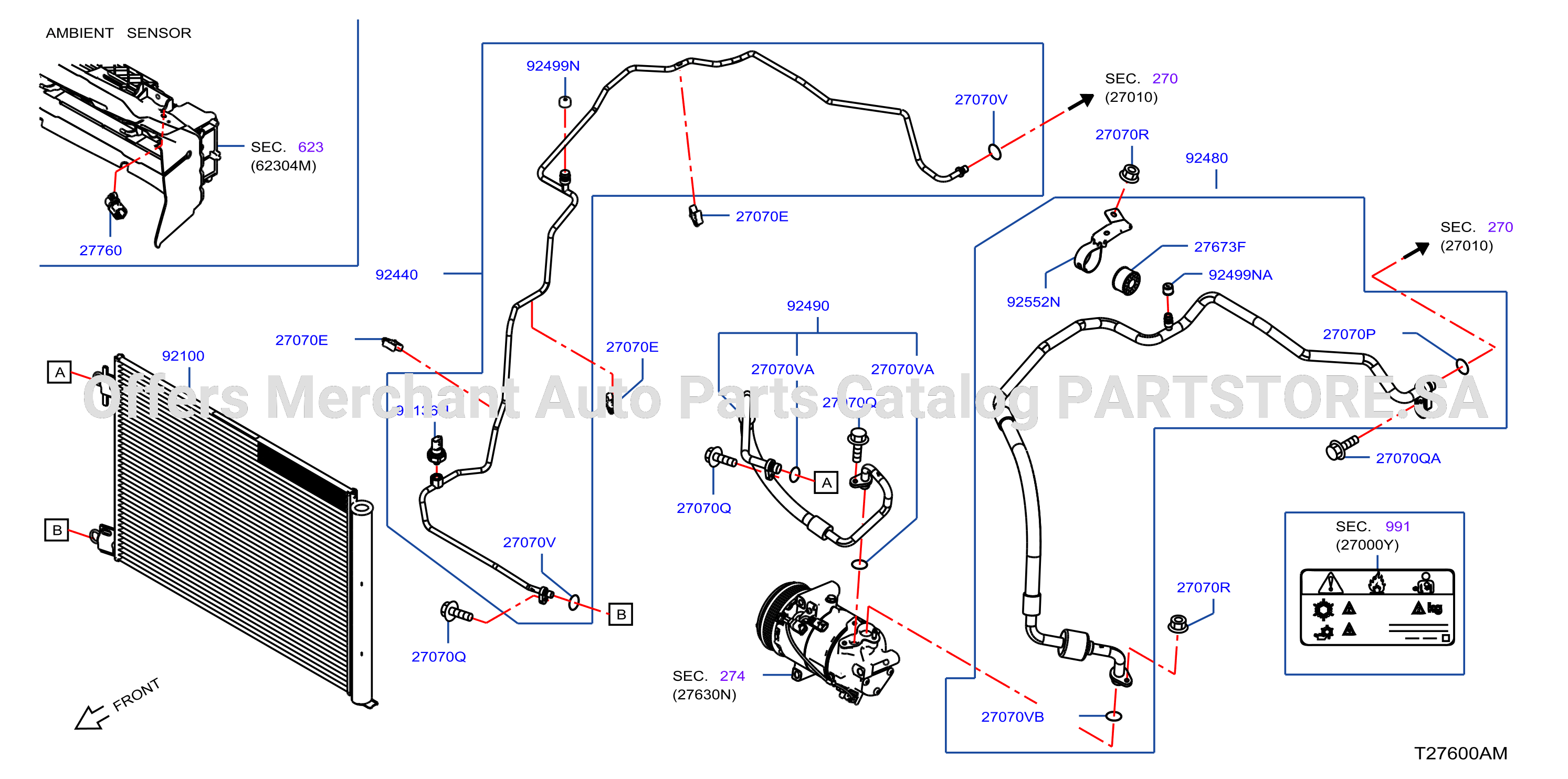 Condenser Liquid Tank Piping