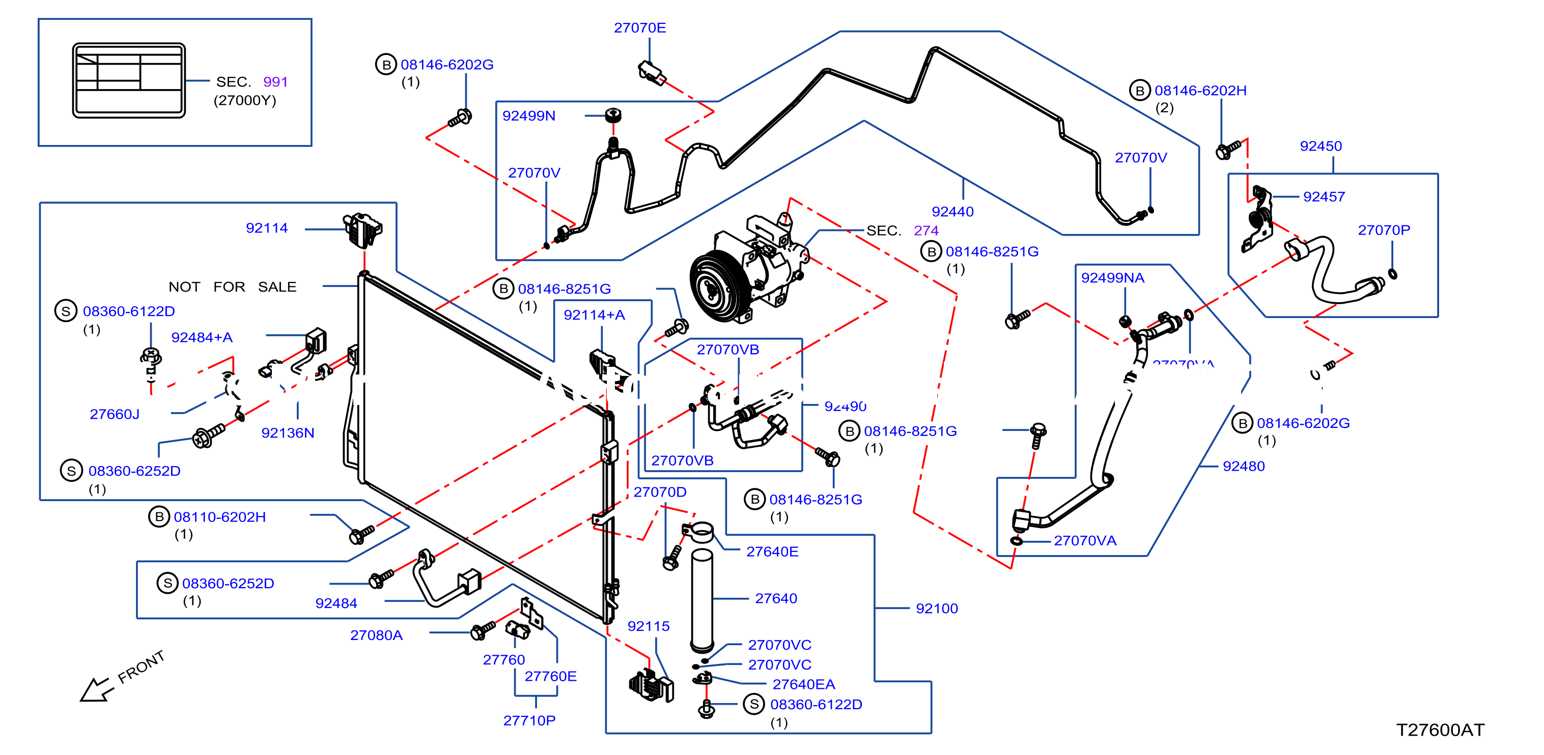 Condenser Liquid Tank Piping
