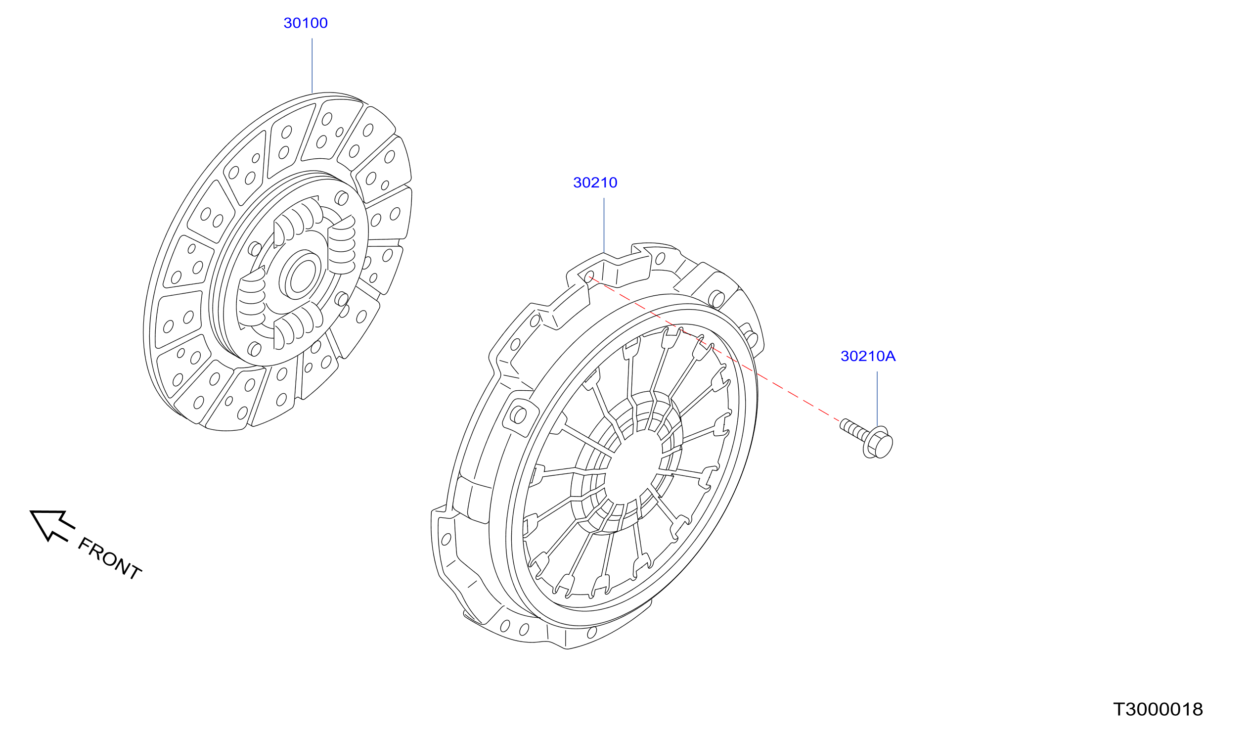 Clutch Cover Disc Release Parts
