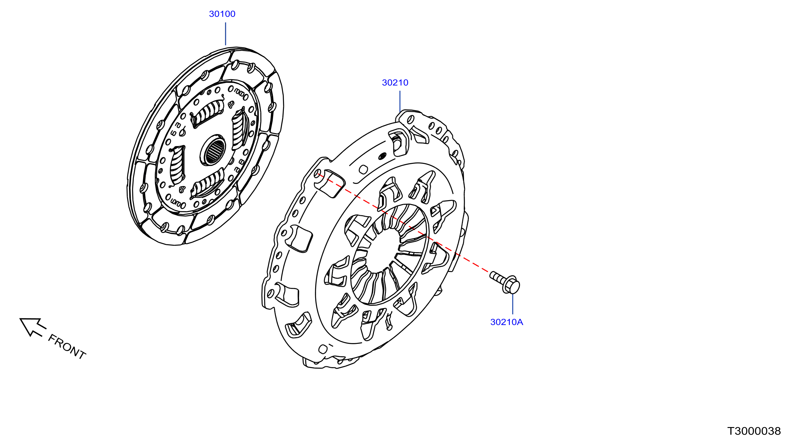 Clutch Cover Disc Release Parts