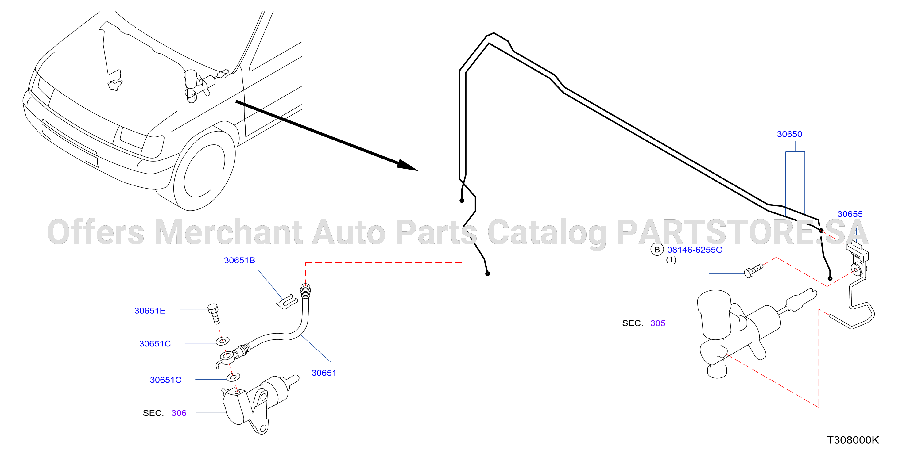 Clutch Piping With Abs