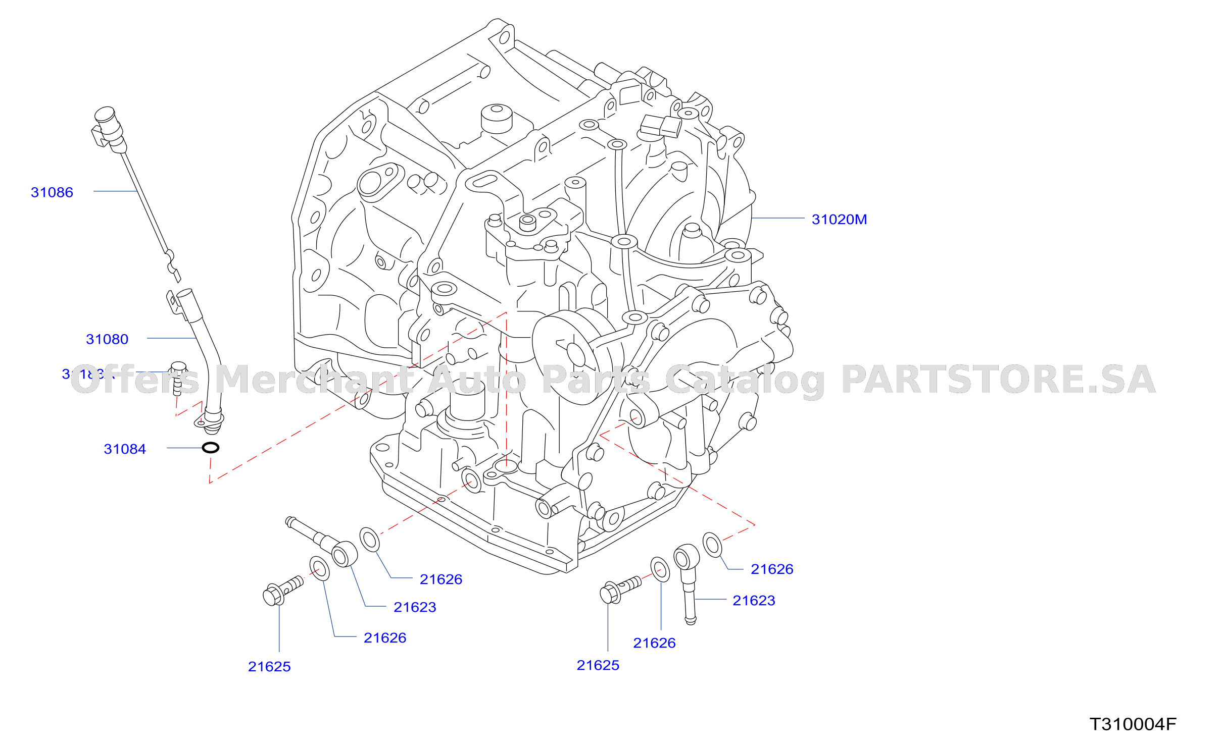 Auto Transmission Transaxle Fitting Oil Cooler Tube Parts