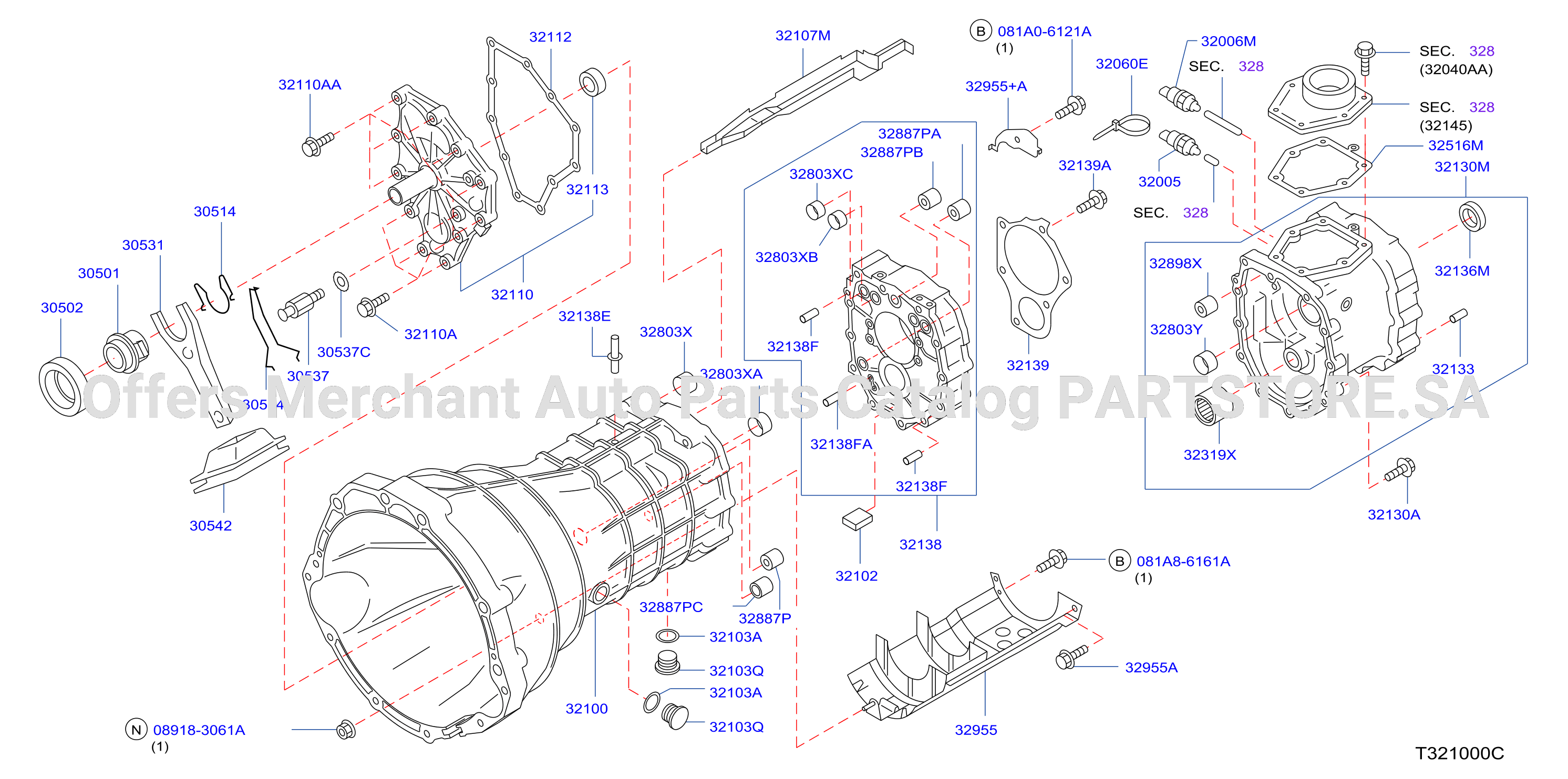 Transmission Case Clutch Release