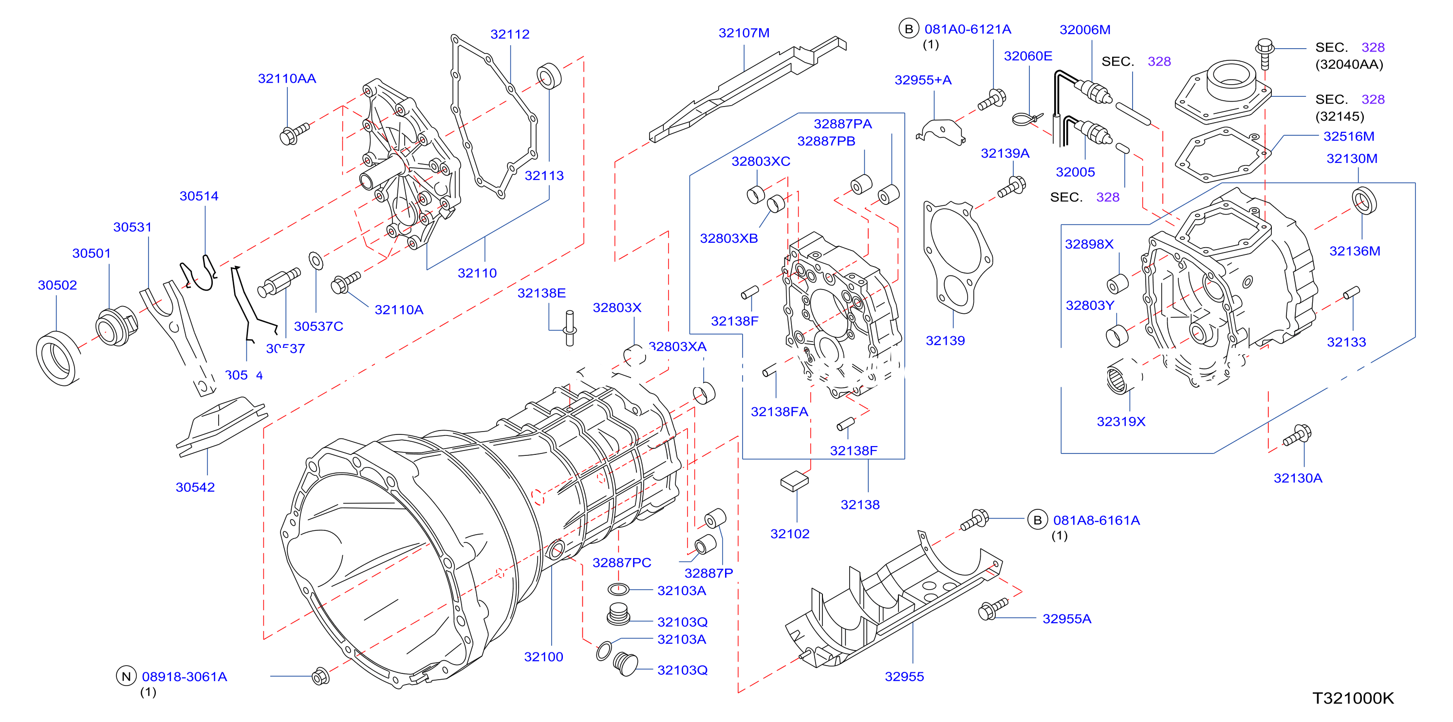 Transmission Case Clutch Release