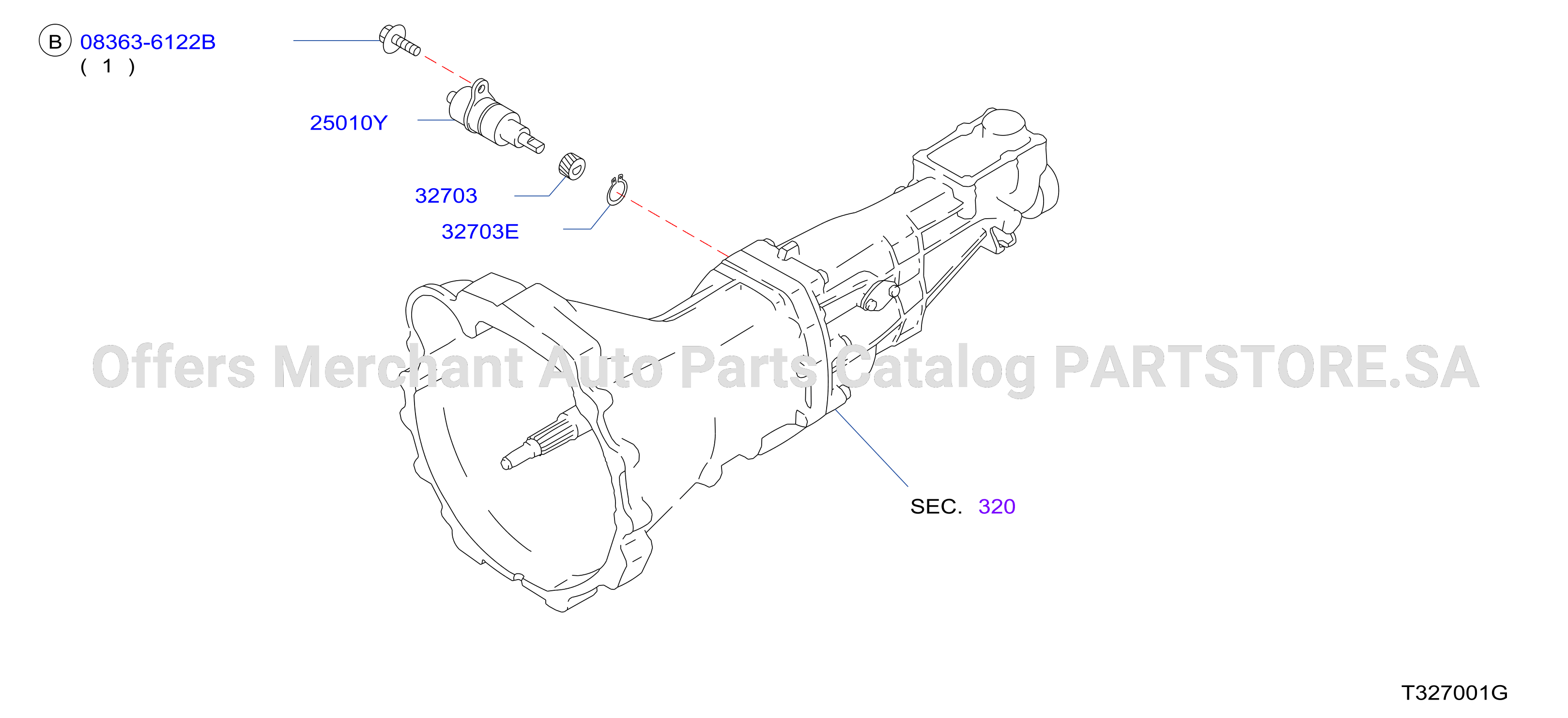 Speedometer Pinion 2Wd